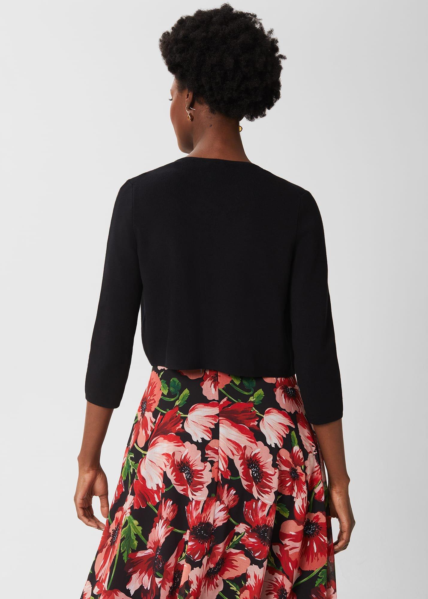 Ella Cardigan, Black, hi-res