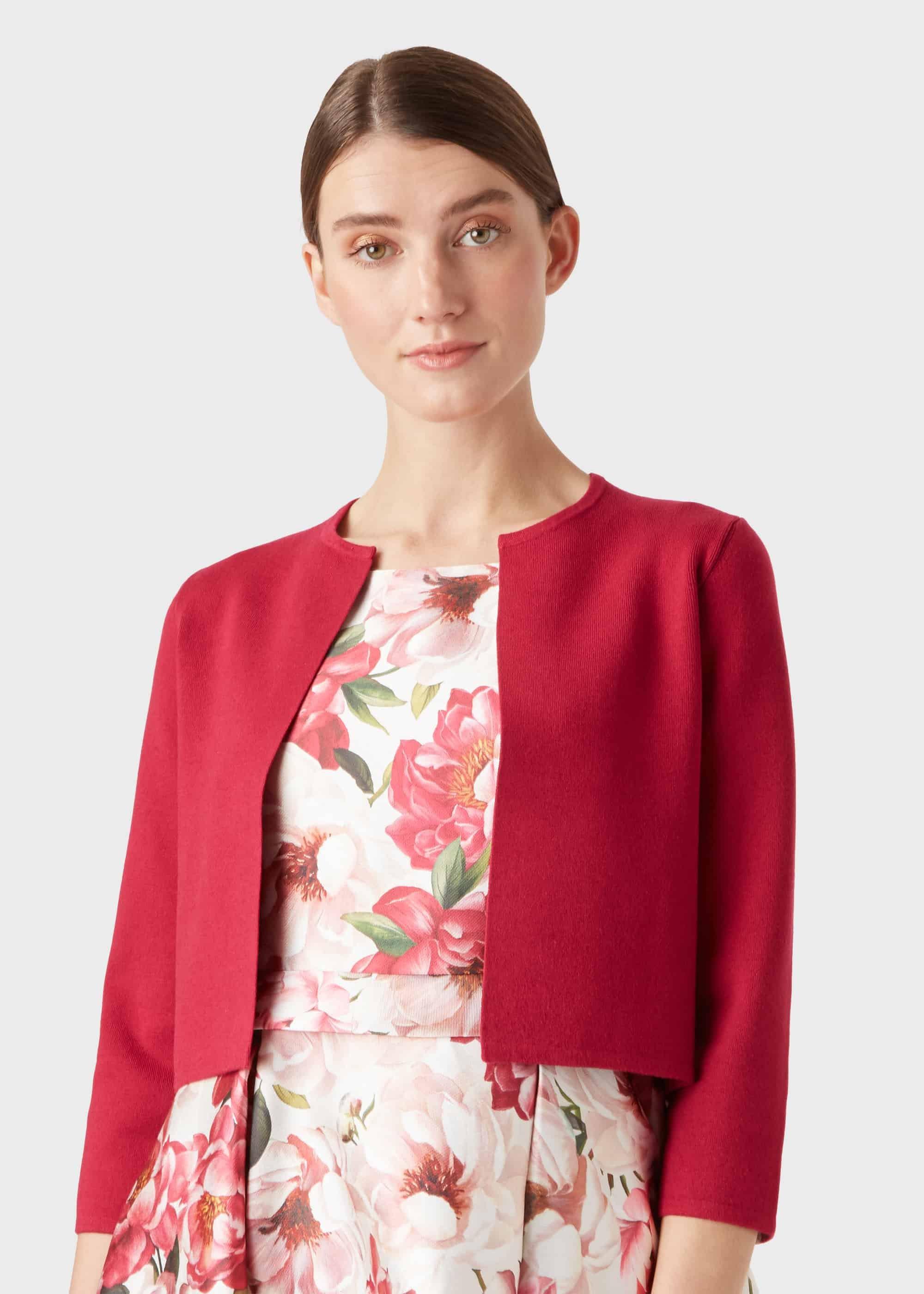 Ella Cardigan, Deep Pink, hi-res