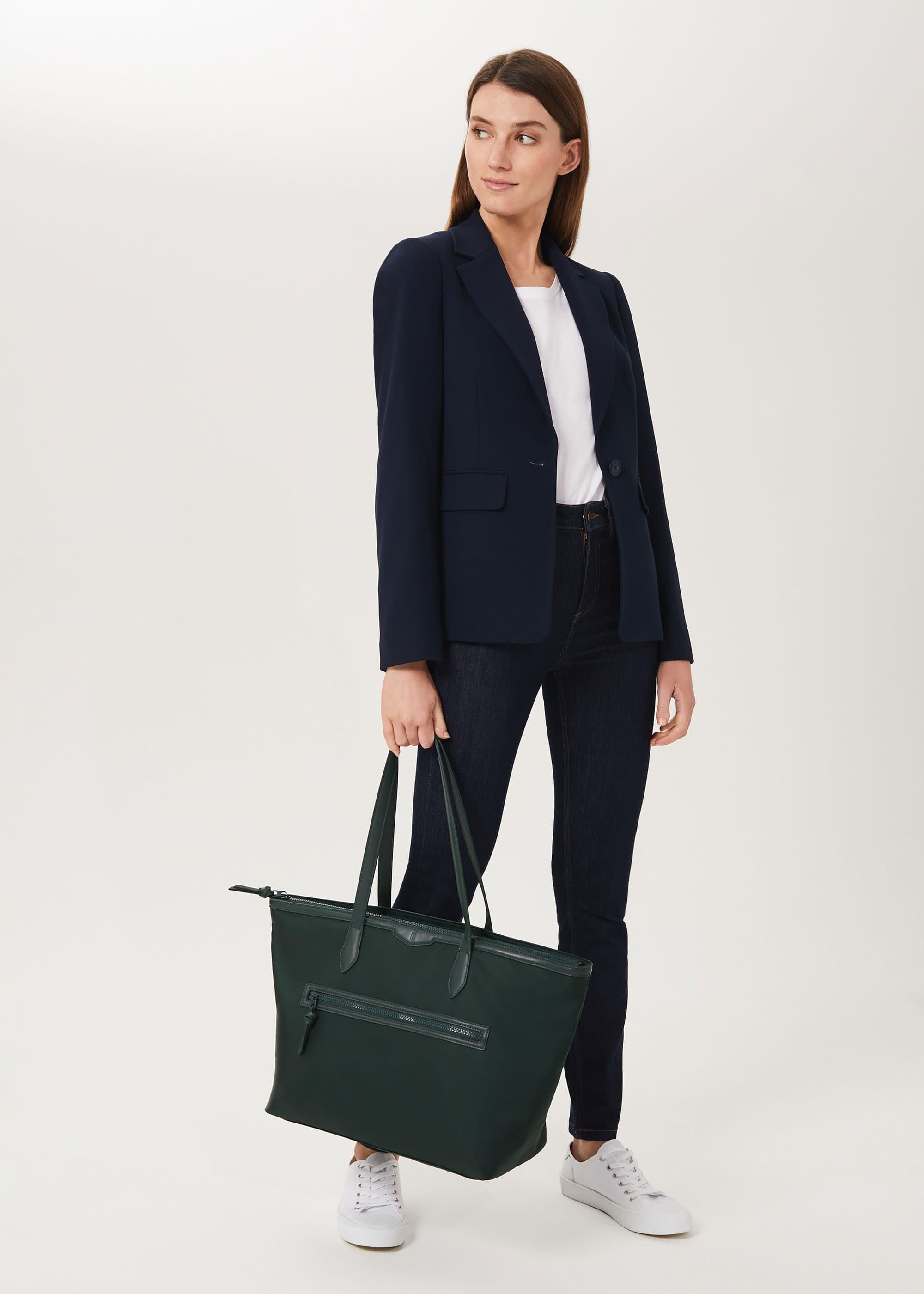 Norfolk Nylon Tote Bag, Green, hi-res