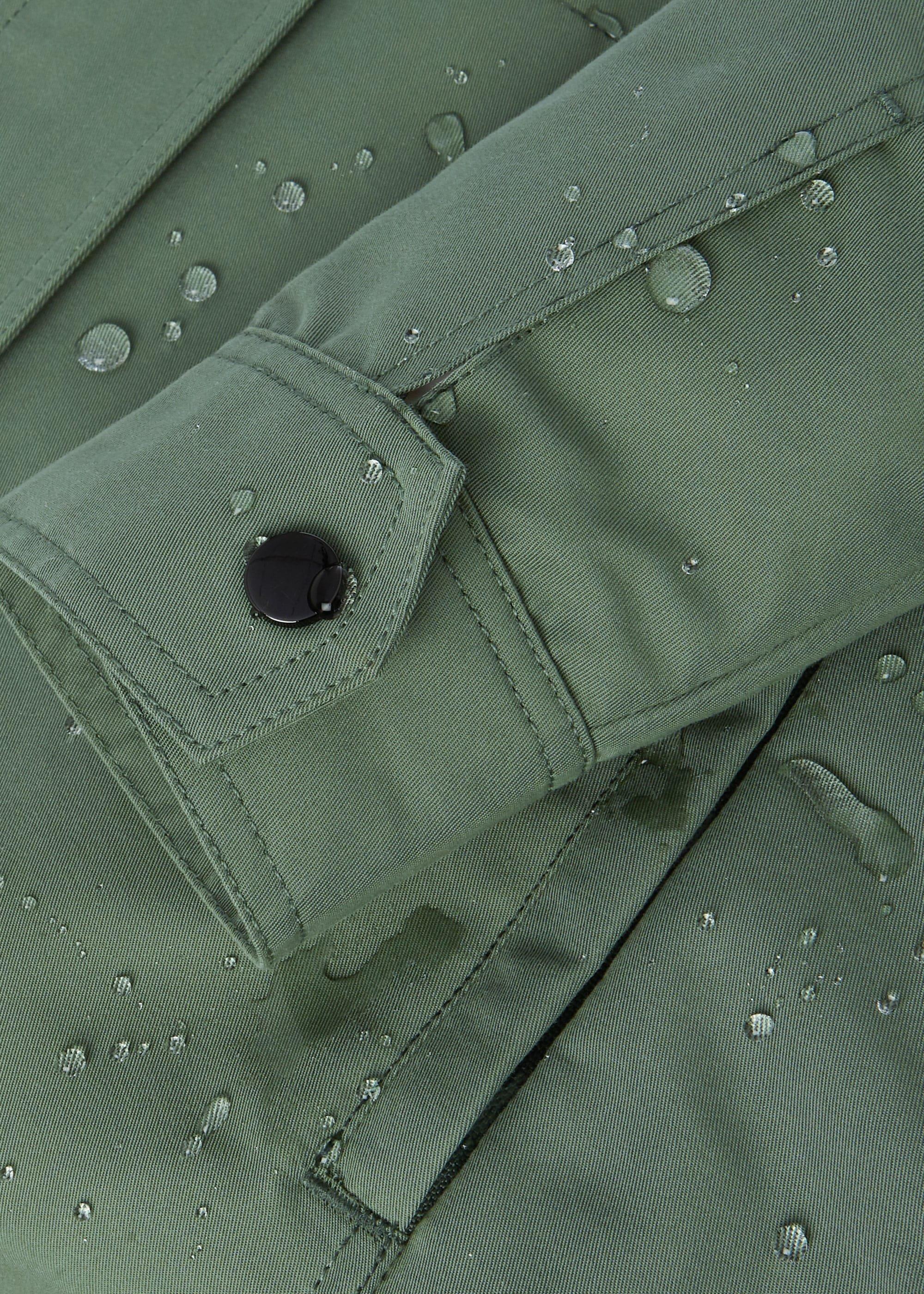 Kathy Water Resistant Parka With Hood, Dark Sage Green, hi-res
