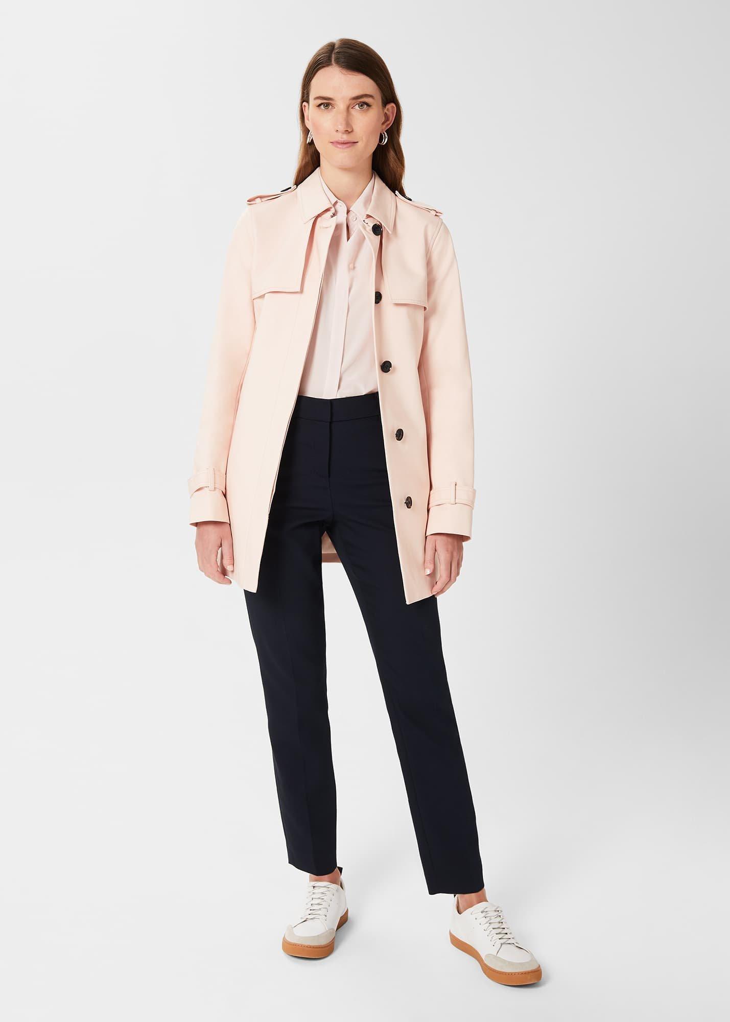 Raegan Water Resistant Mac, Pale Pink, hi-res