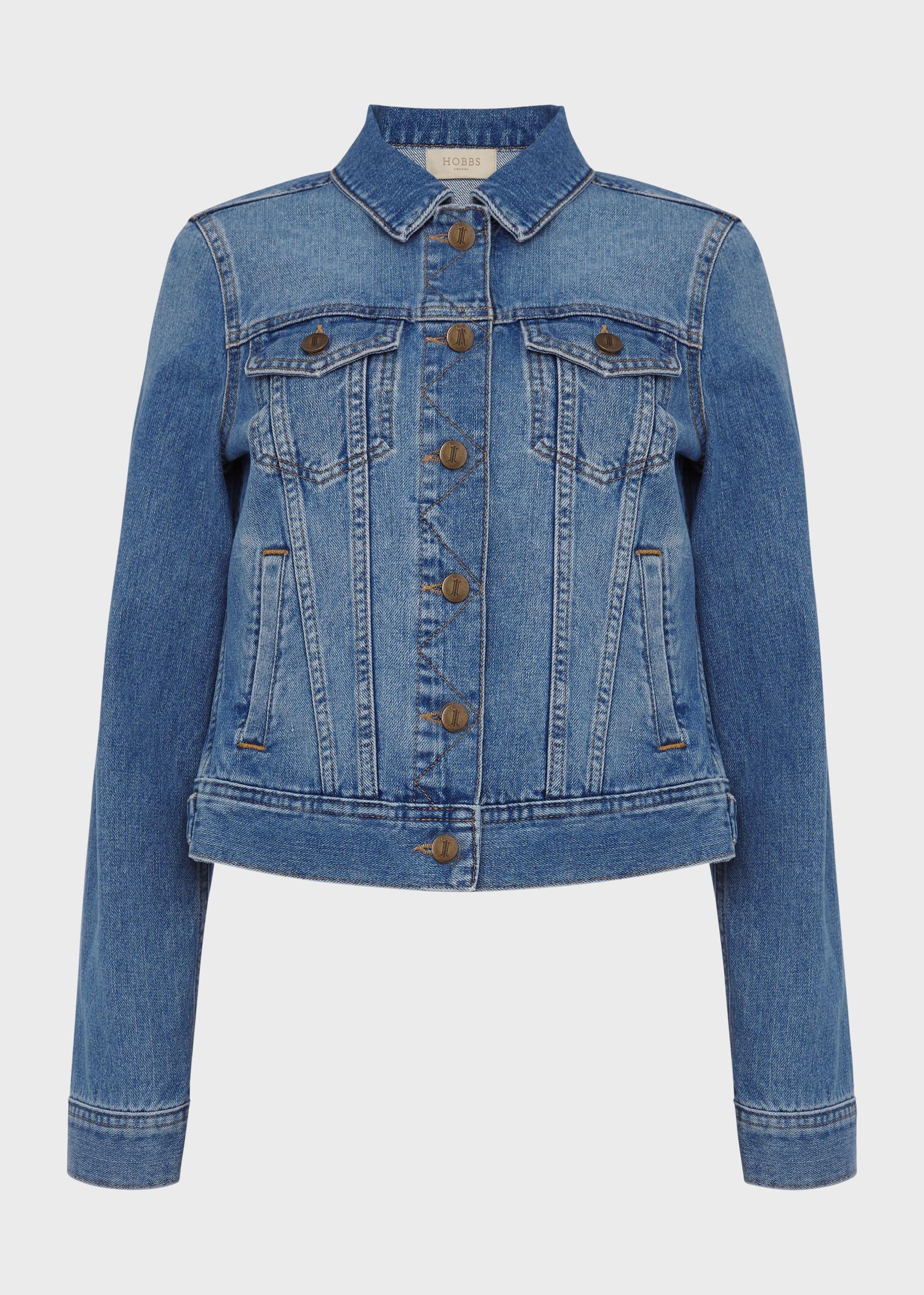 Mariam Denim Jacket, Blue, hi-res