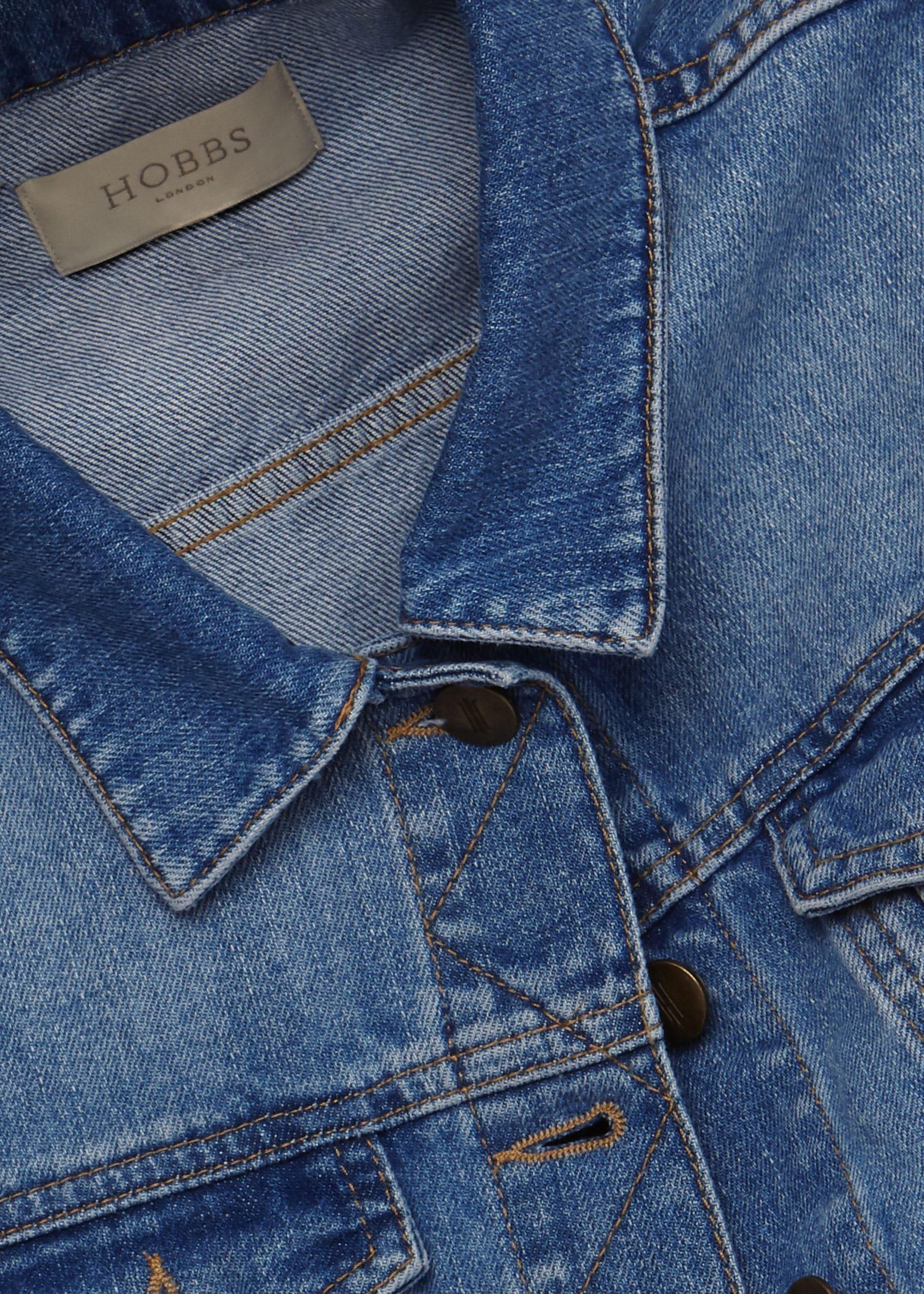 Mariam Denim Jacket, Blue, hi-res