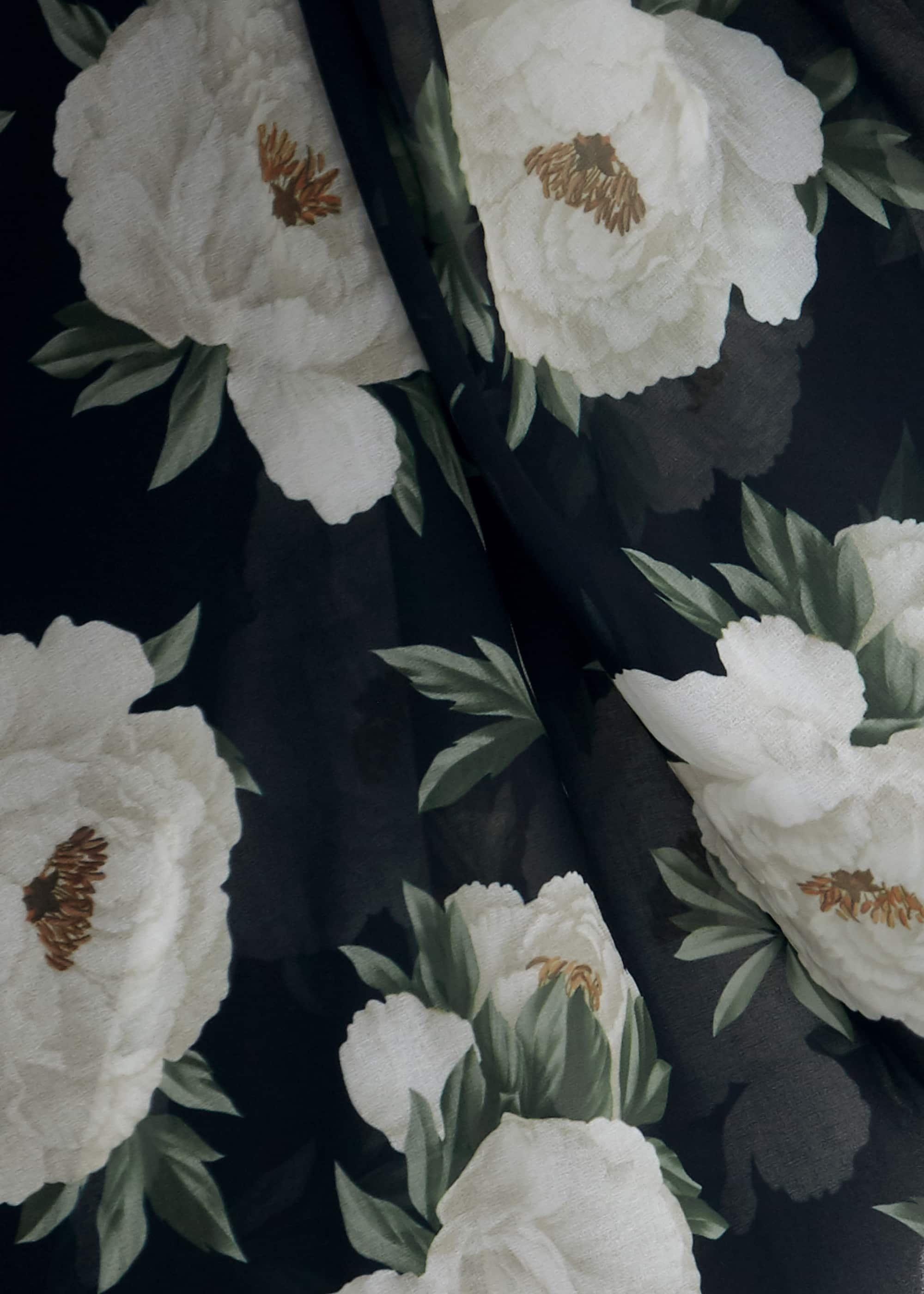 Carly Floral Dress, Navy Ivory, hi-res