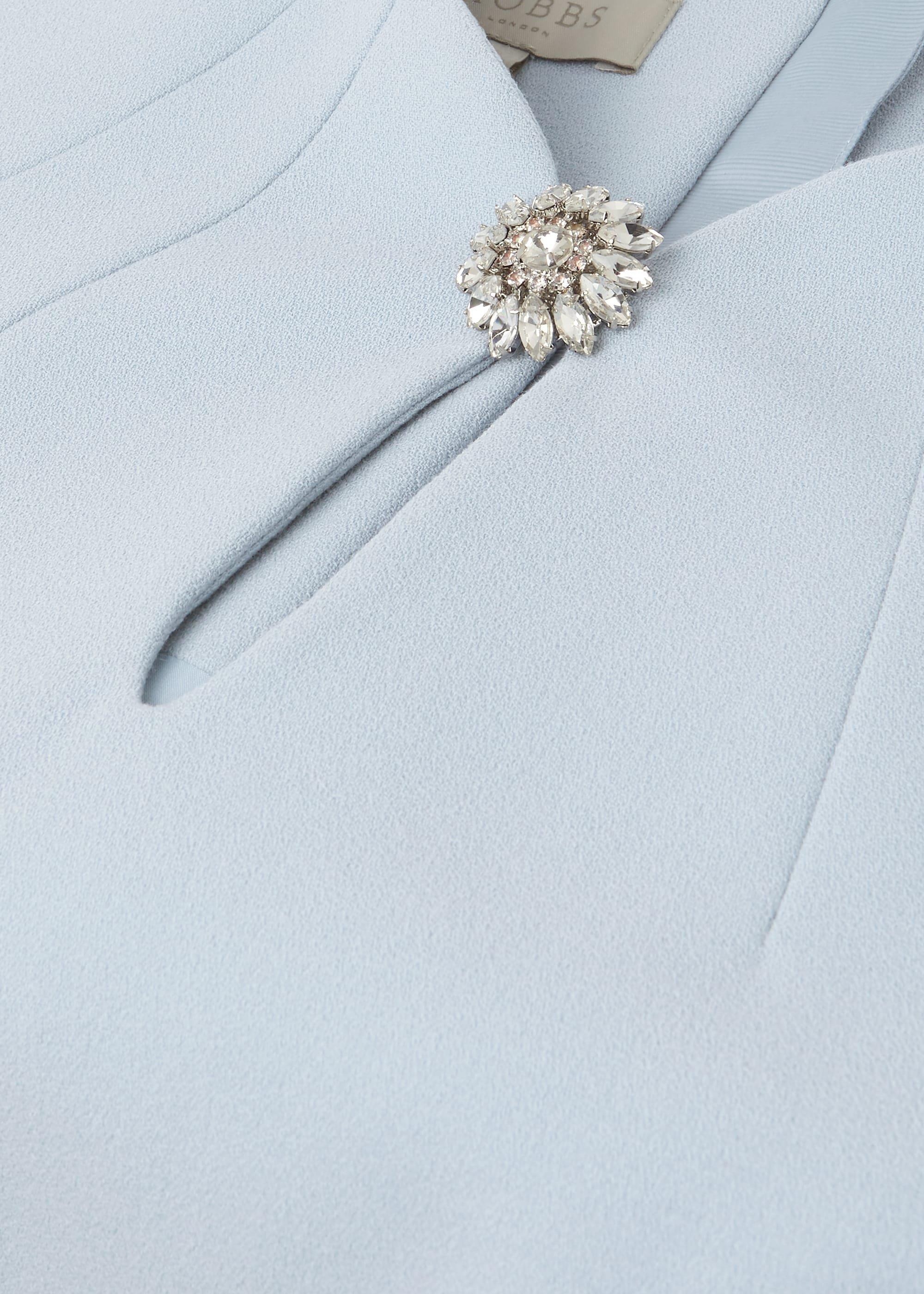 Ana Crepe Shift Dress, Celeste Blue, hi-res