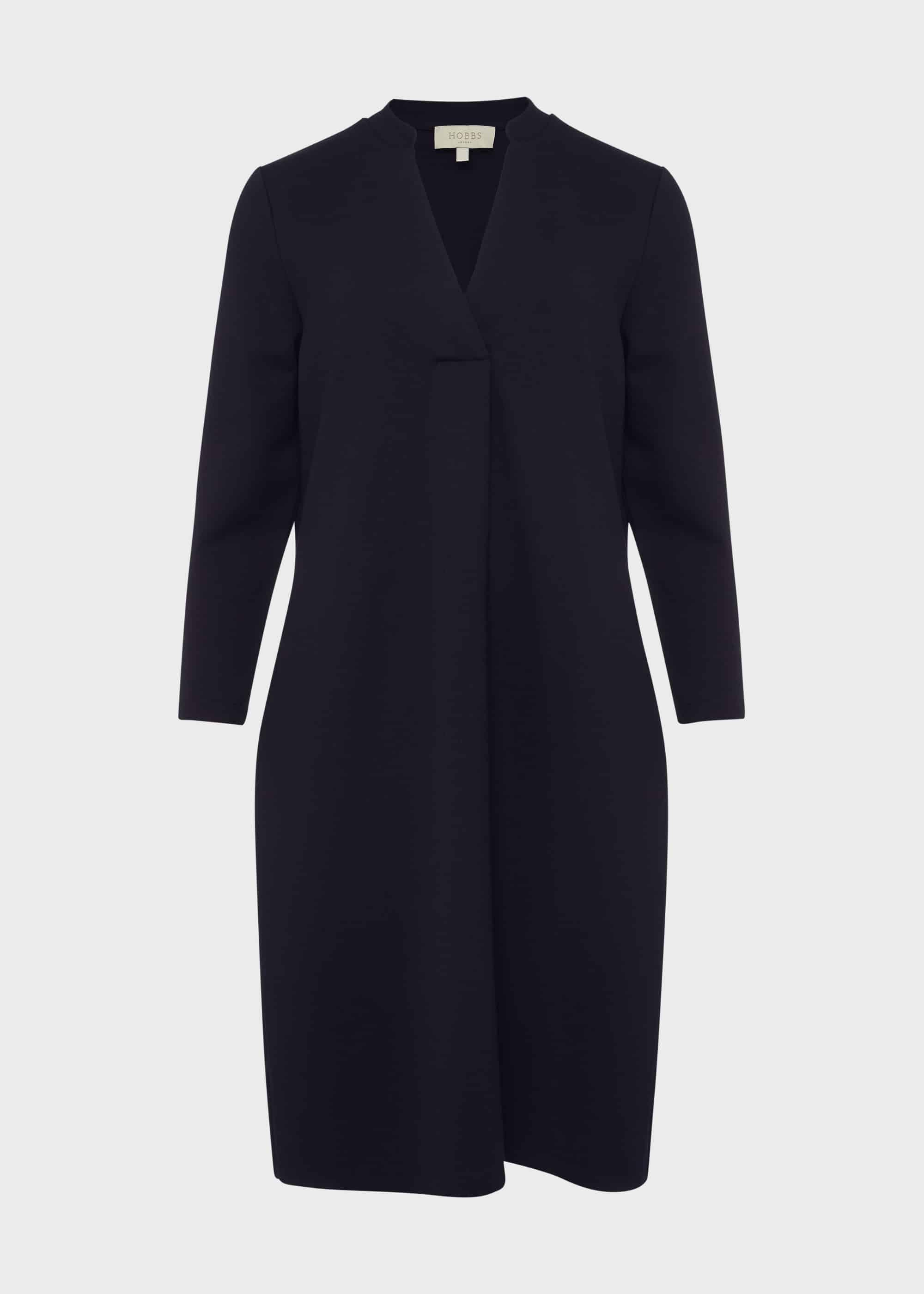 Agnes Jersey Dress, Navy, hi-res