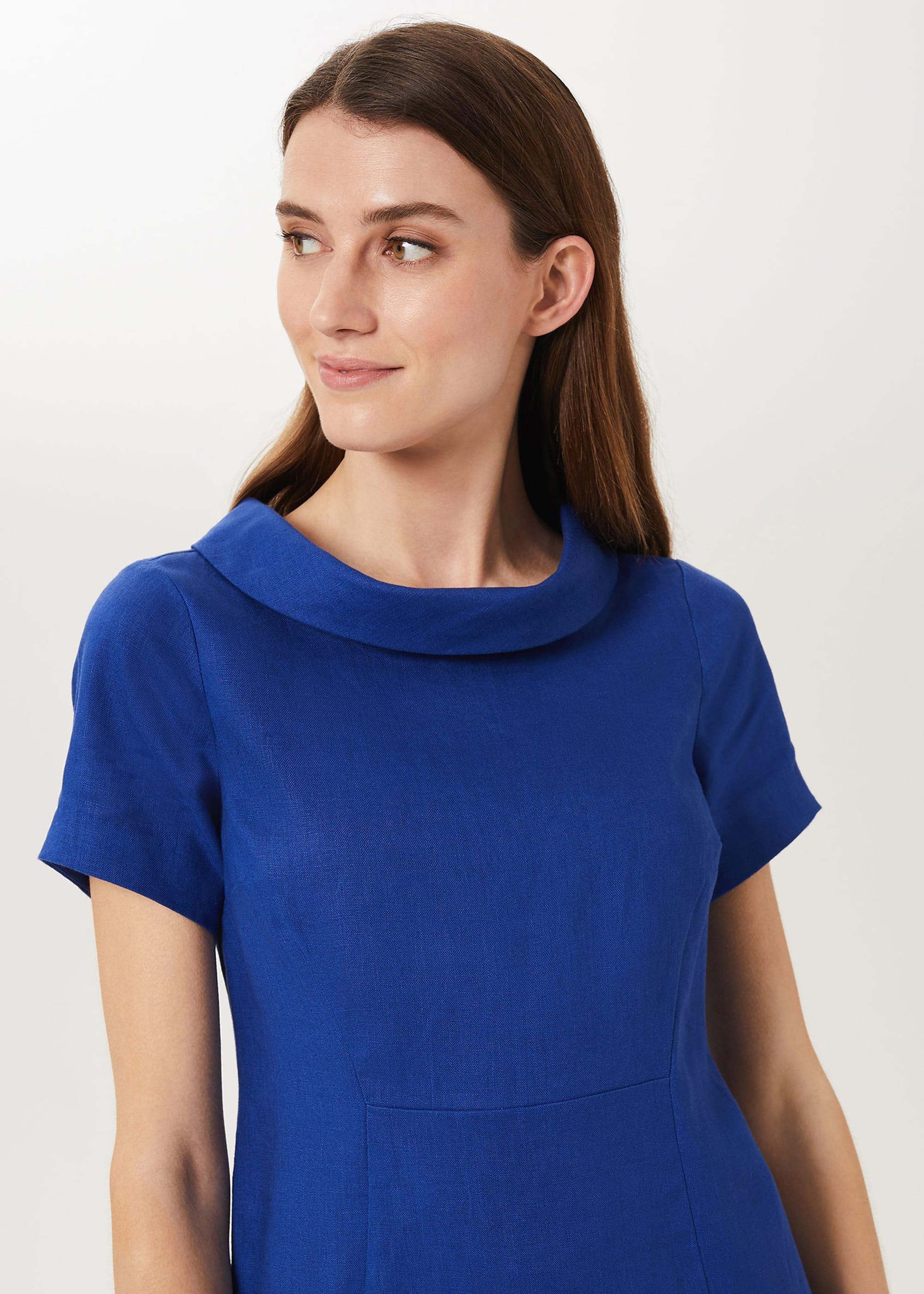Petra Dress, Blue, hi-res