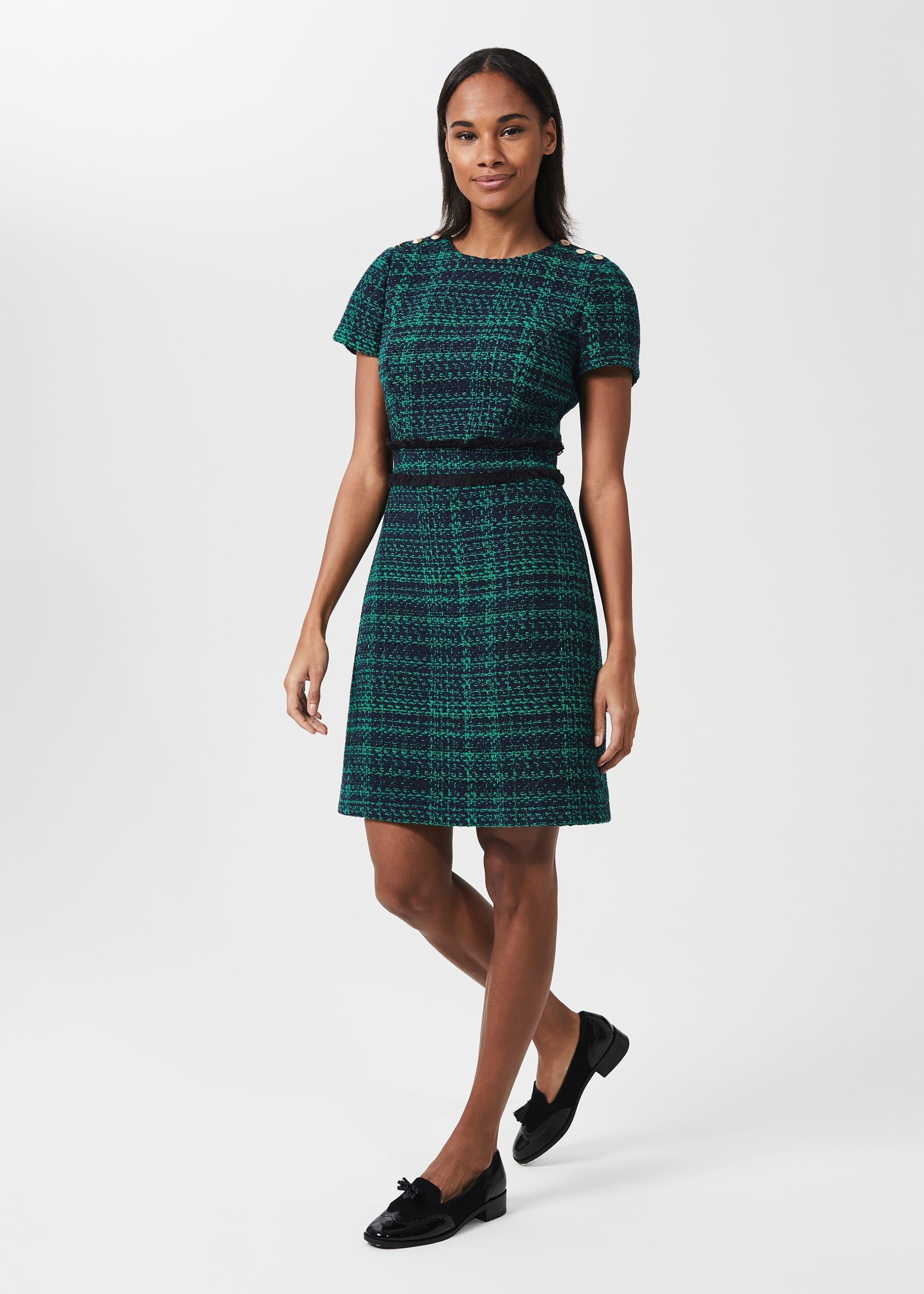 Rosa Tweed A Line Dress