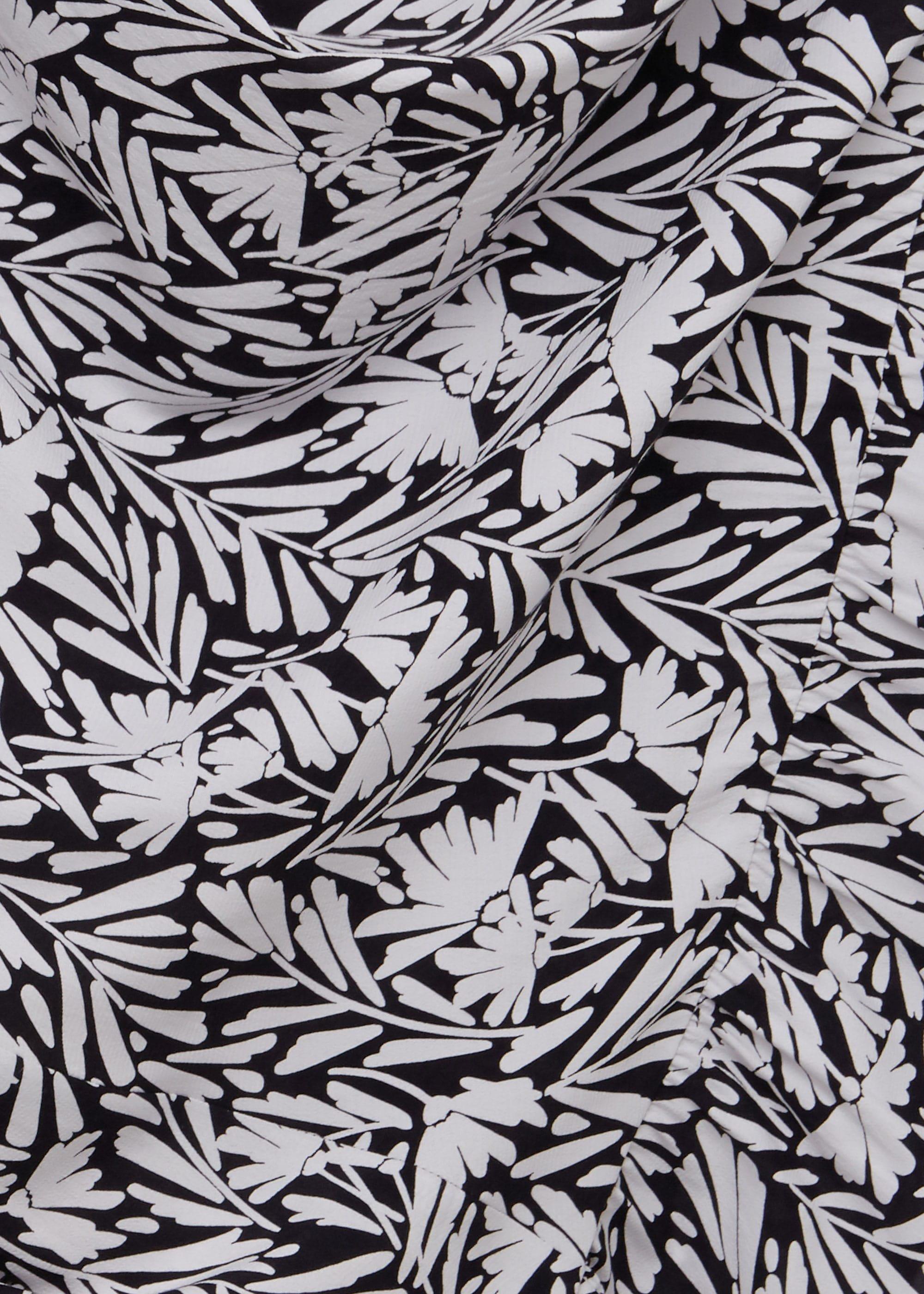 Nika Floral Dress, Navy Ivory, hi-res