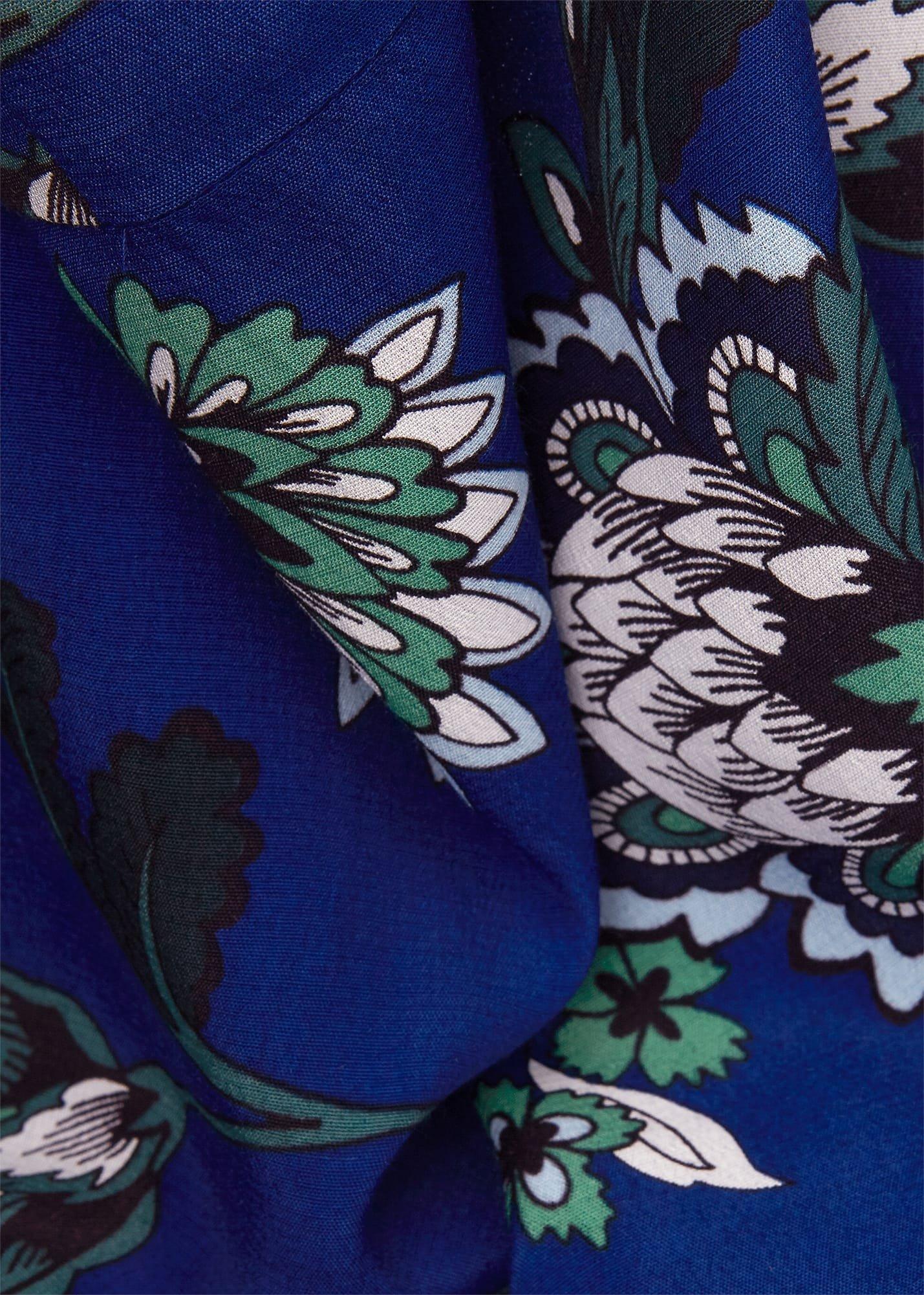 Marietta Floral Dress, Azure Apple Grn, hi-res
