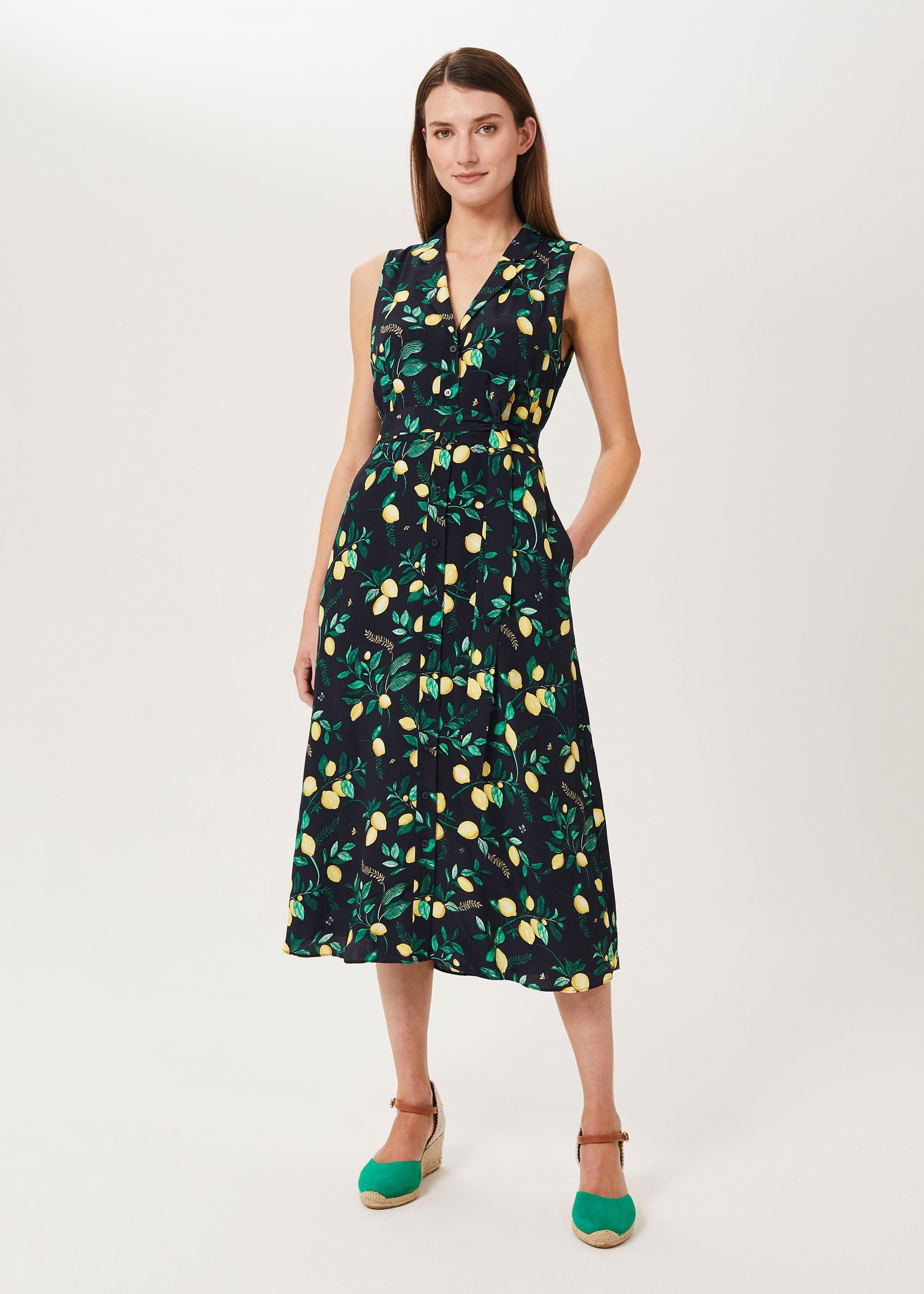 Carina Printed Midi Dress