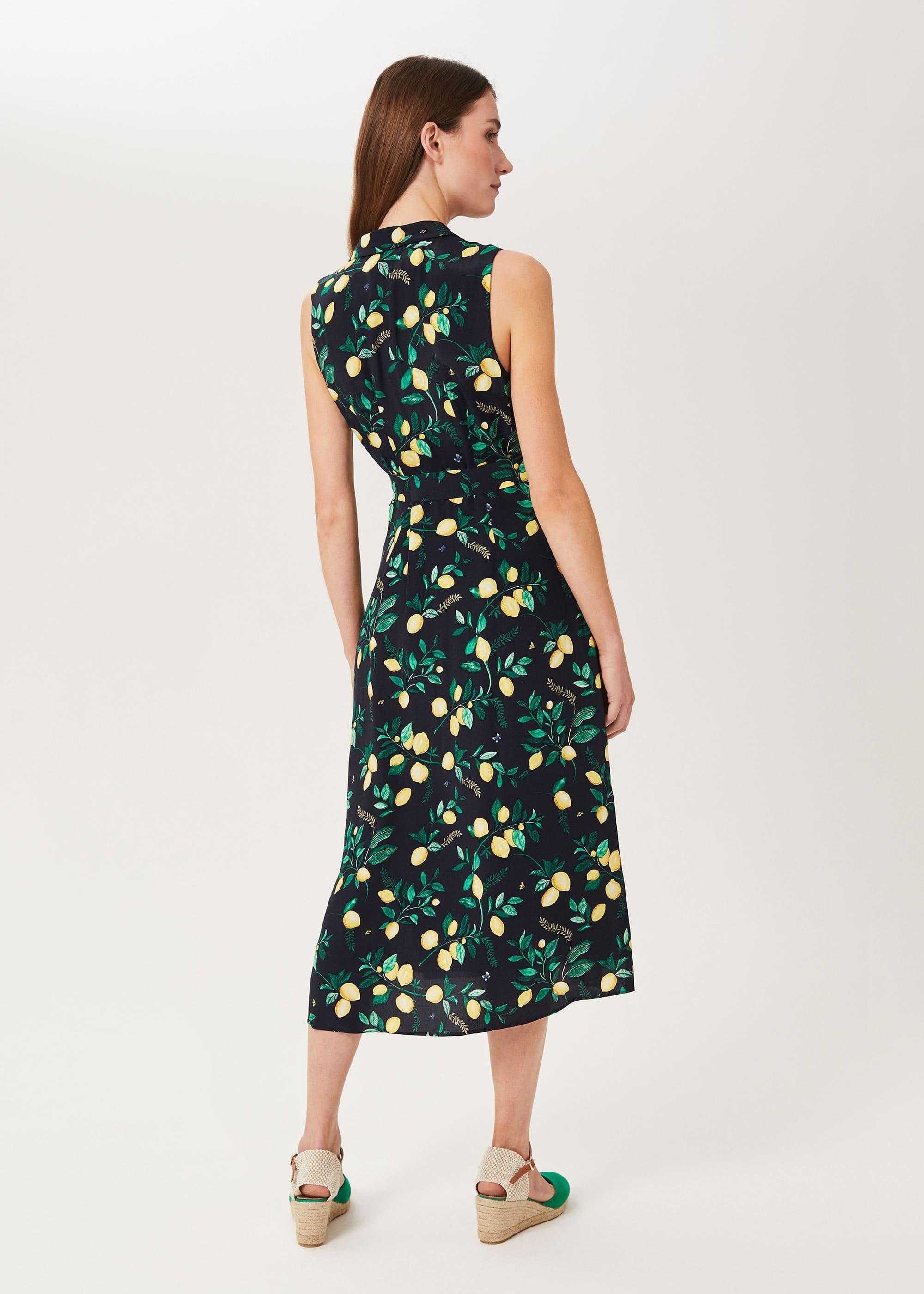 Carina Printed Midi Dress, Navy Multi, hi-res