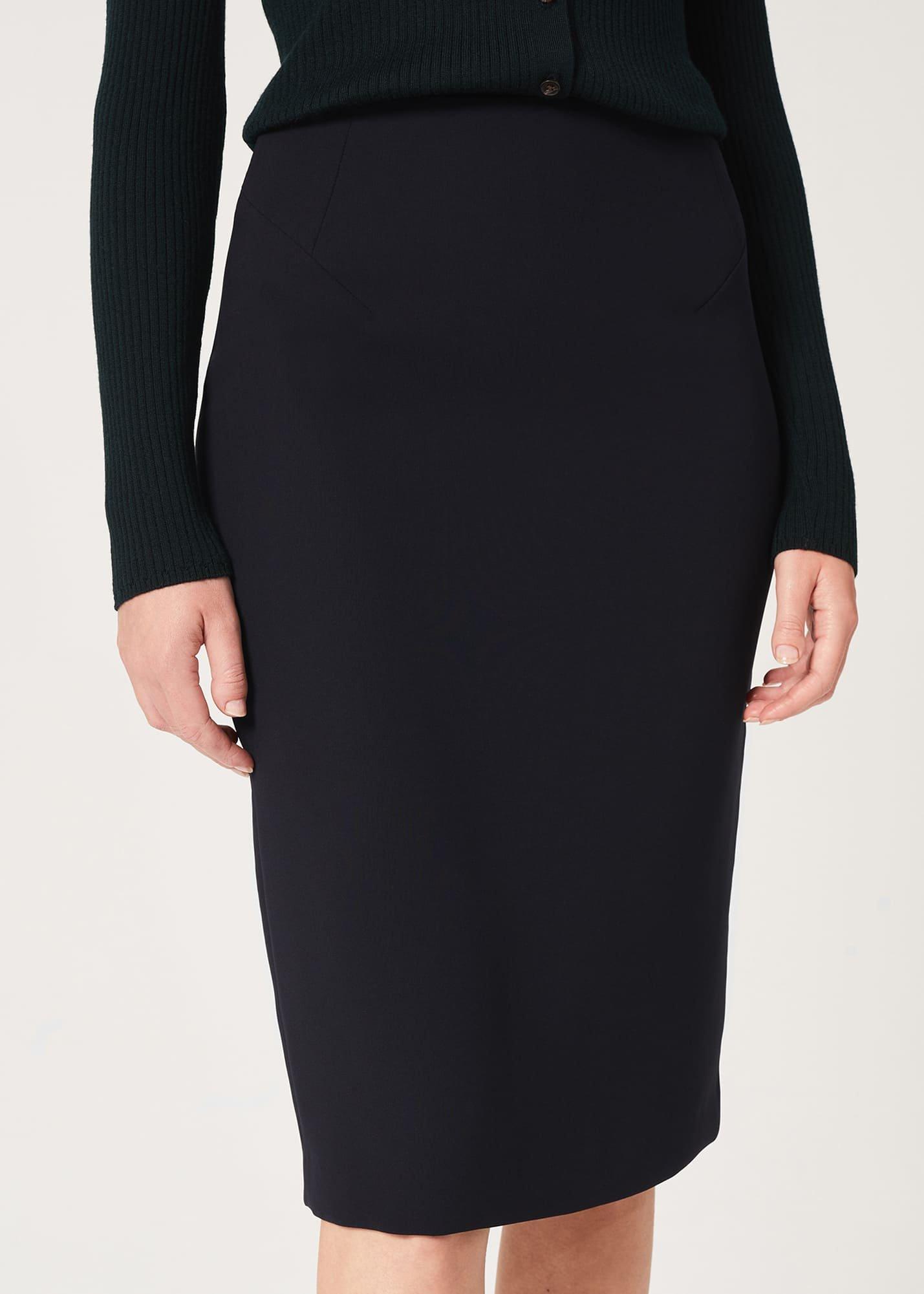 Abigail Pencil Skirt , Navy, hi-res