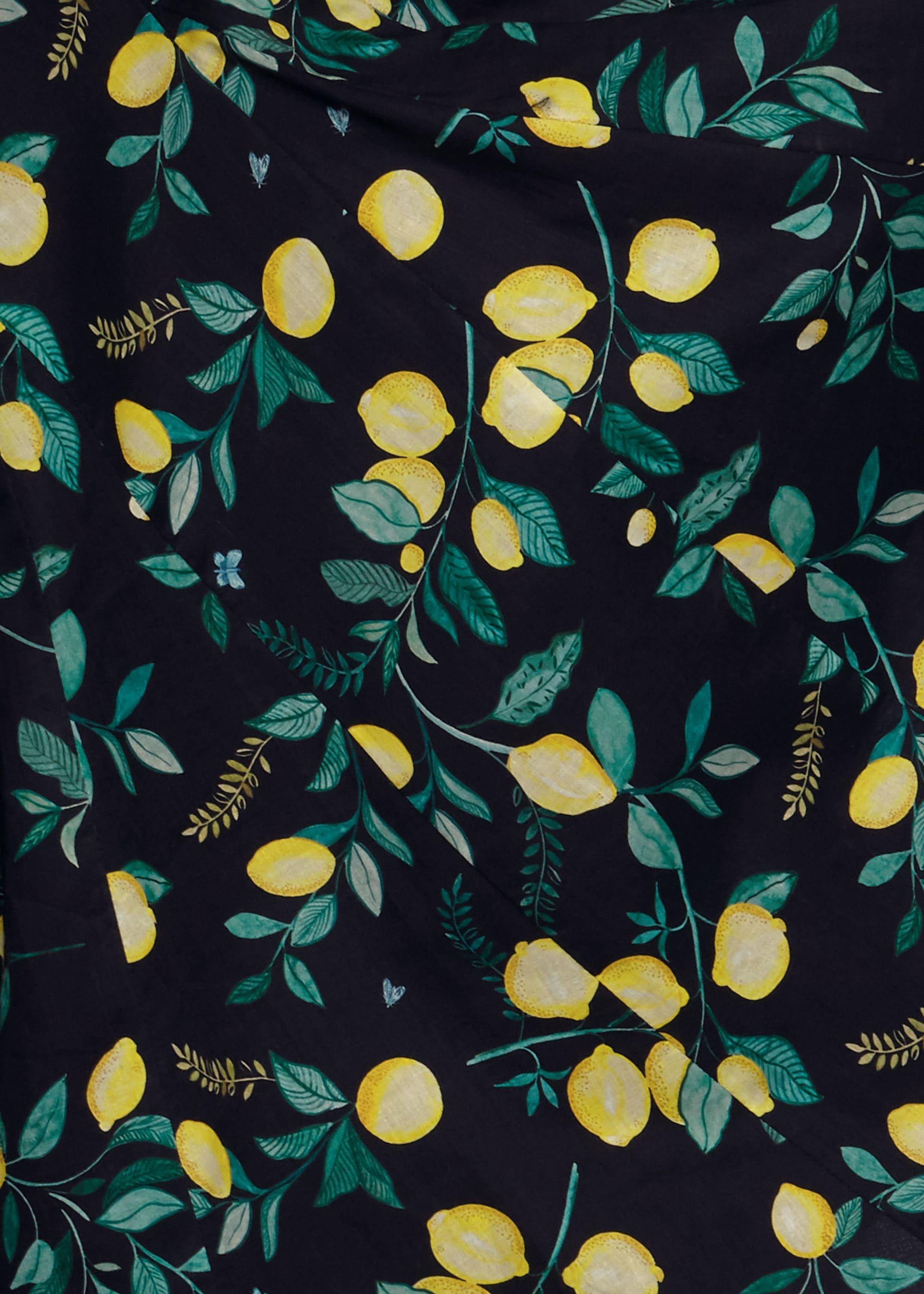 Melina Printed Skirt, Navy Multi, hi-res
