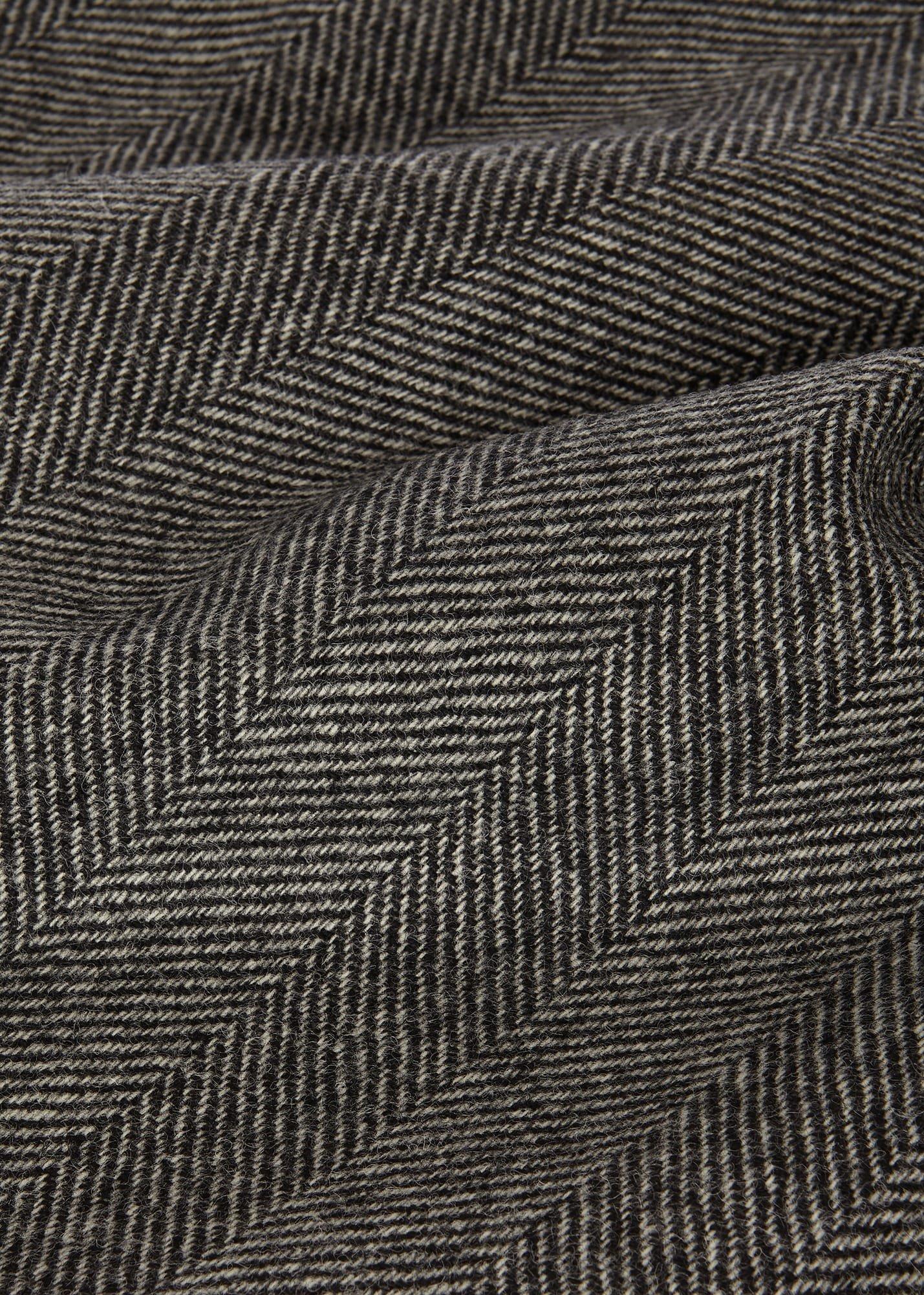Daphne Wool Skirt, Black Ivory, hi-res