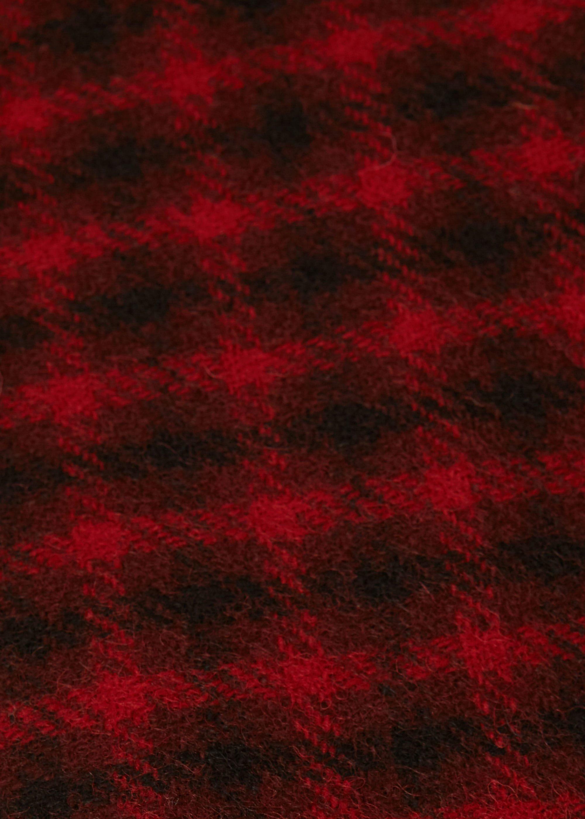 Daphne Wool Pencil Skirt, Red Black, hi-res