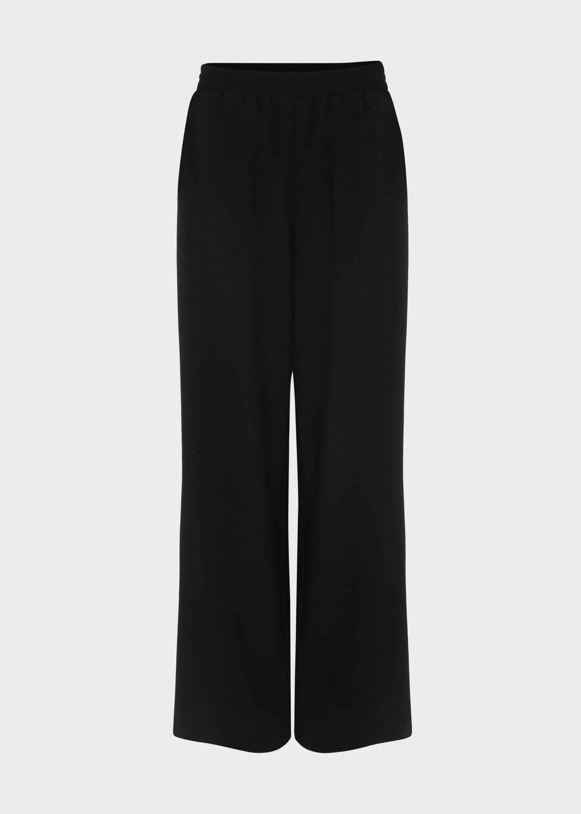 Zanna Wide Leg Trousers, Black, hi-res