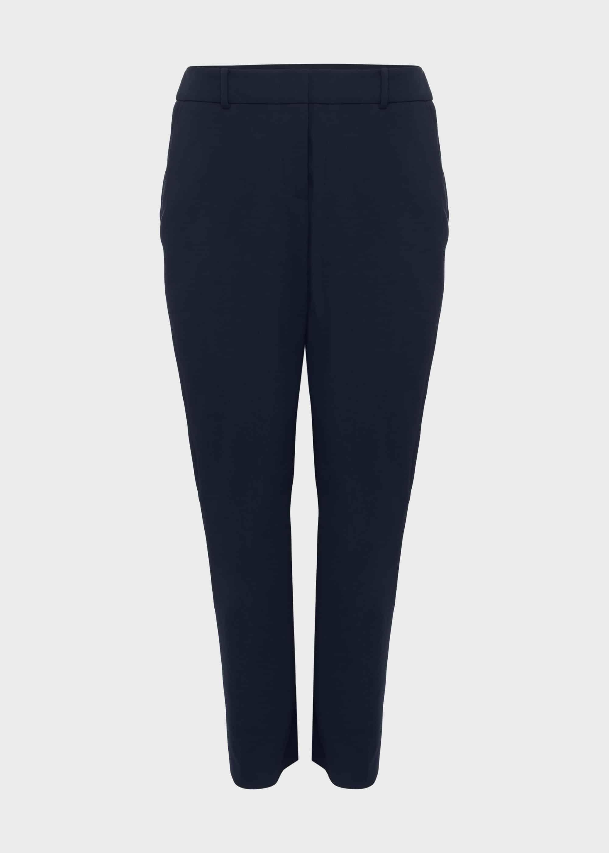 Quin Tapered Trousers With Stretch, Navy, hi-res