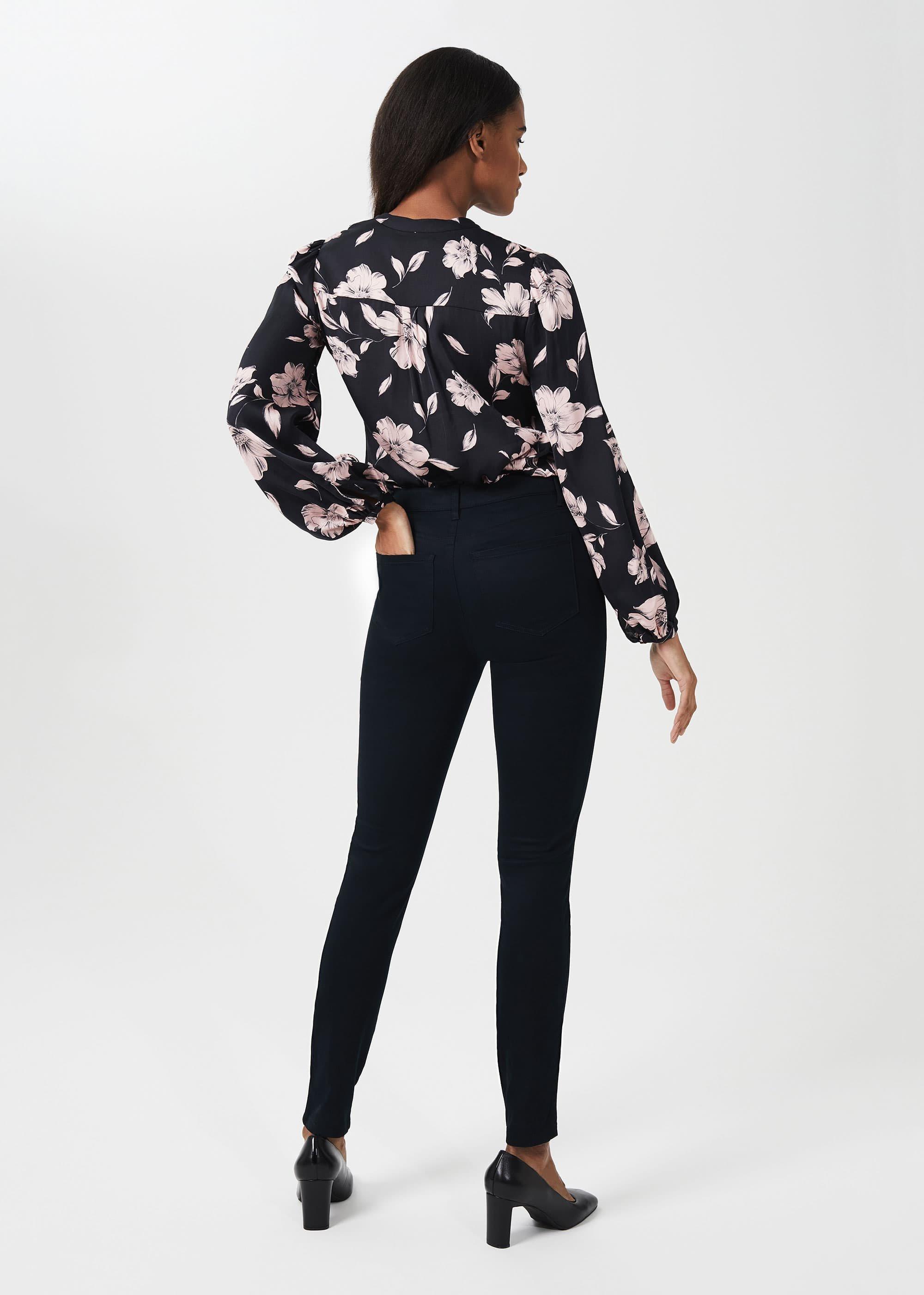 Gia Soft Touch Skinny Jeans, Navy, hi-res