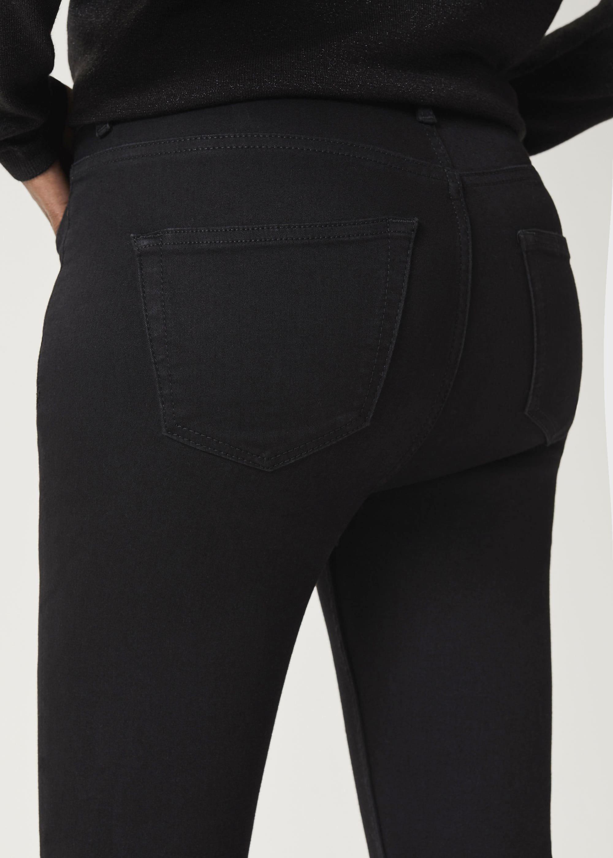 Petite Gia Sculpting Jeans, Black, hi-res