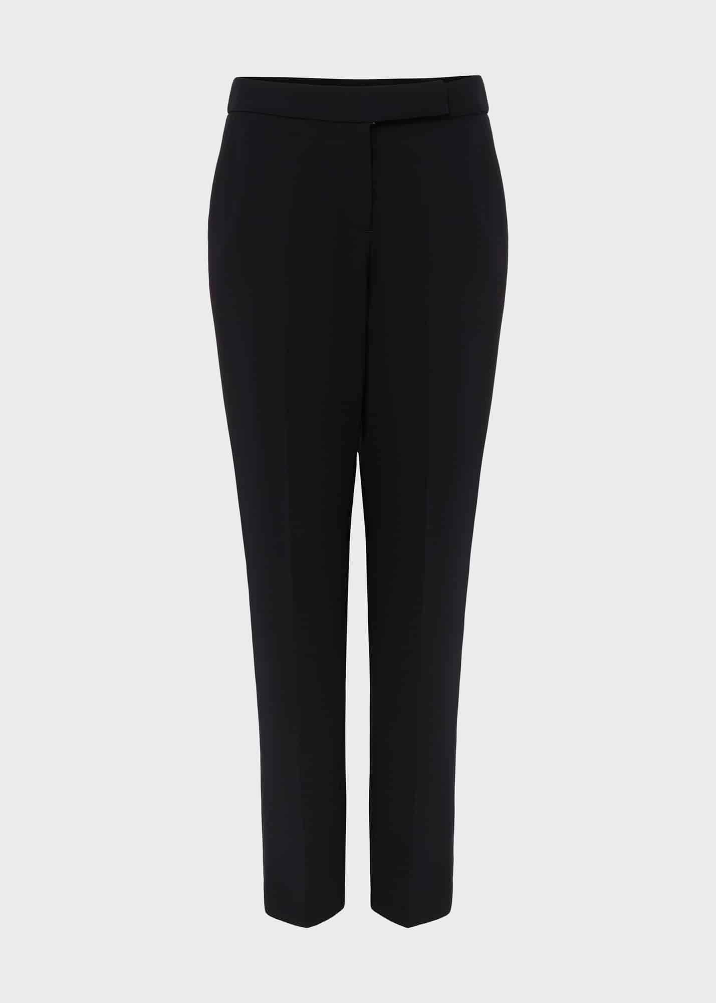 Abigail Tapered Trousers, Navy, hi-res