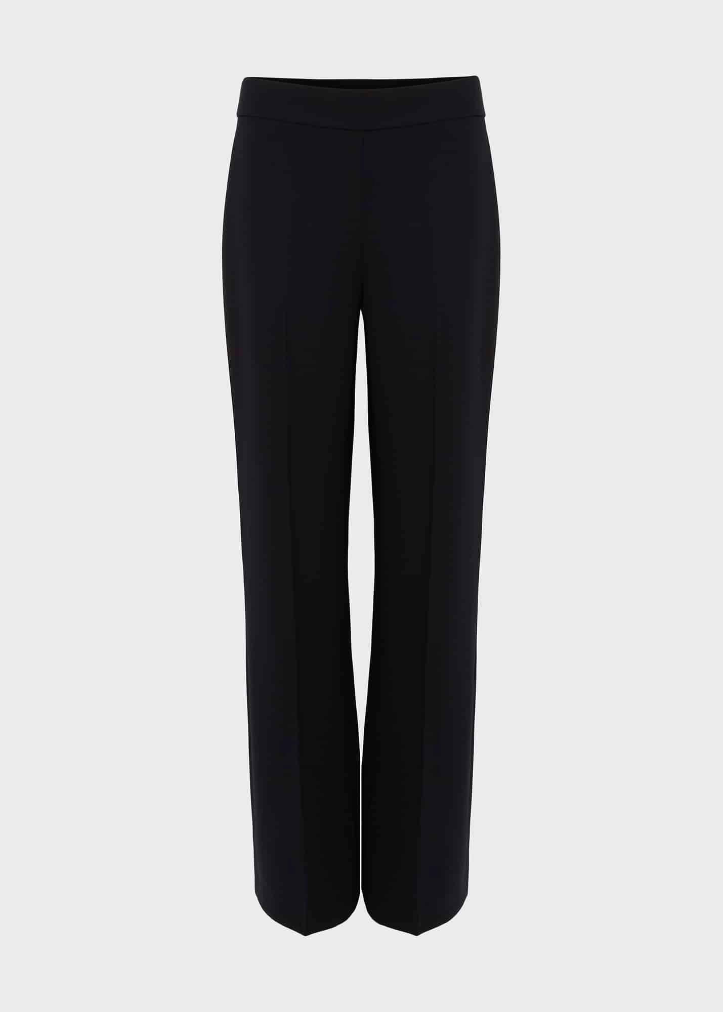 Abigail Wide Trousers, Navy, hi-res