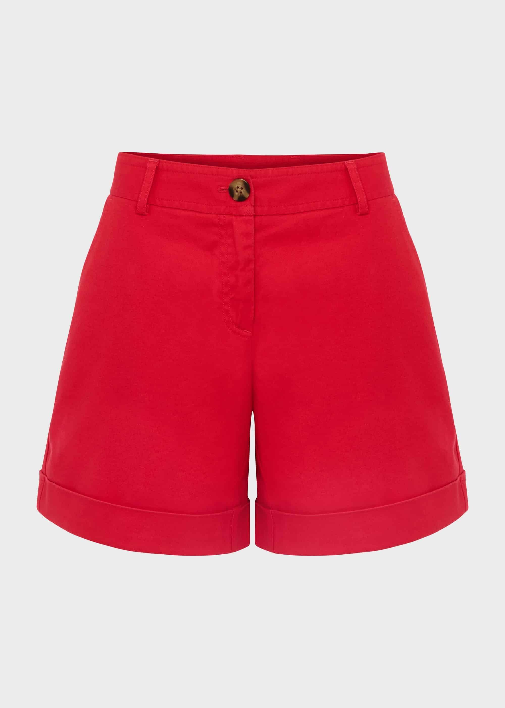 Chessie Shorts, Coral Red, hi-res