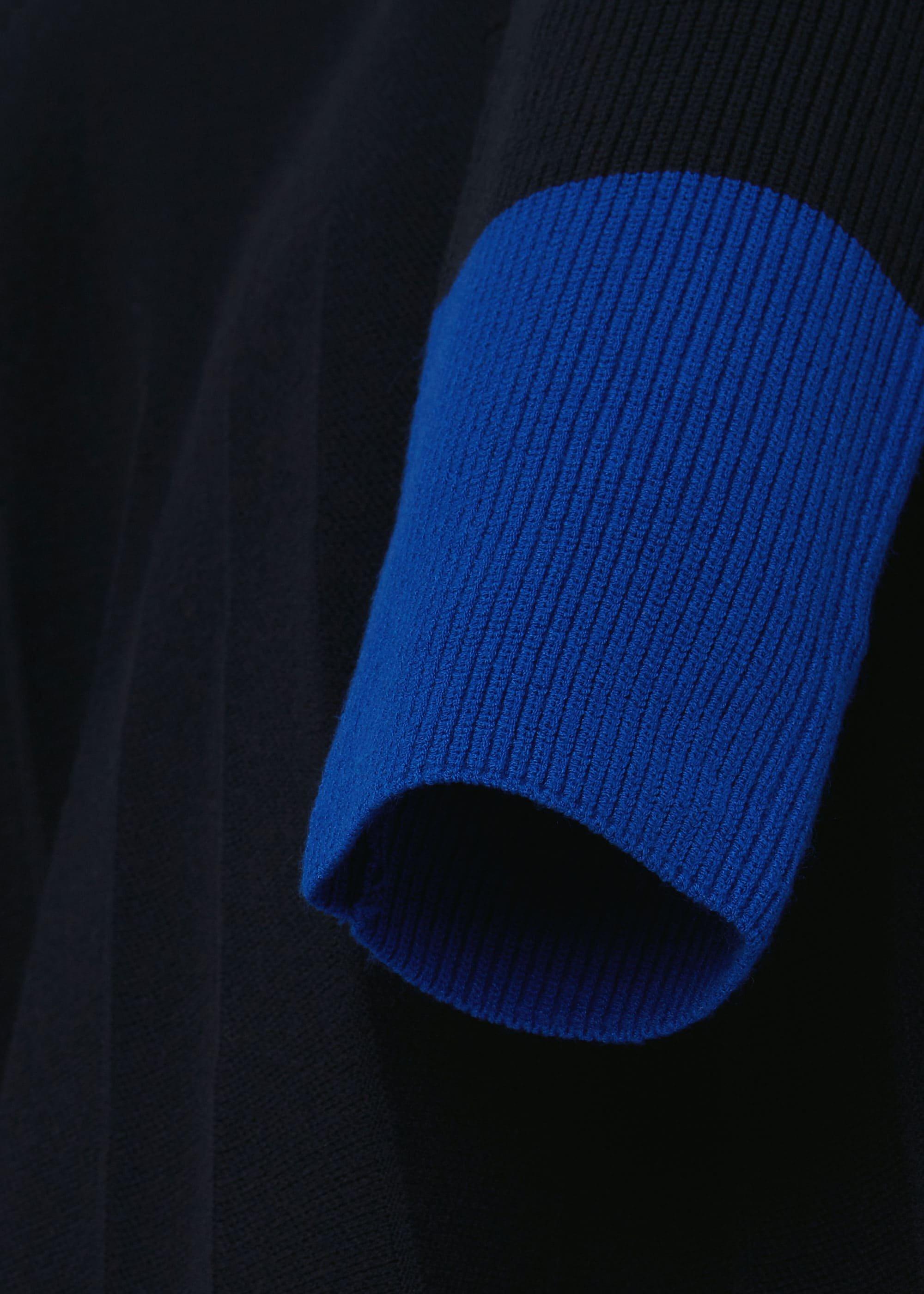 Victoria Knitted Dress, Navy Azure Blue, hi-res