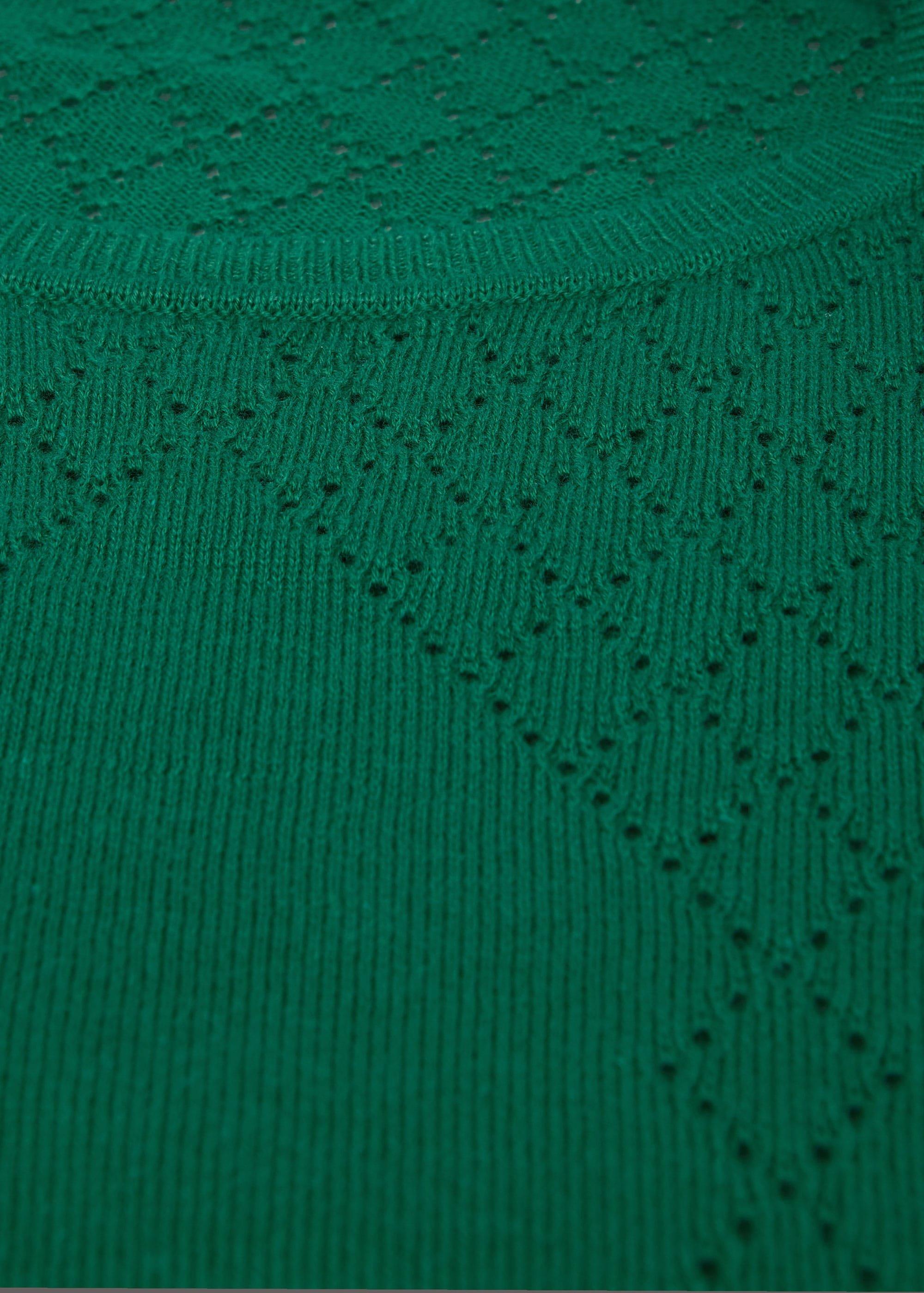 Nicky Cotton Jumper, Green, hi-res