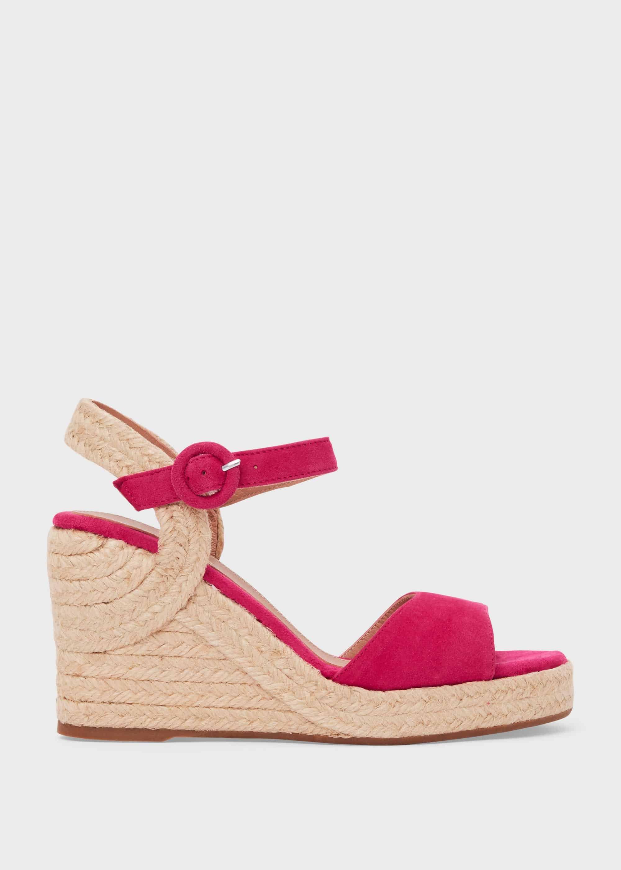 Rae Suede Wedge Espadrilles