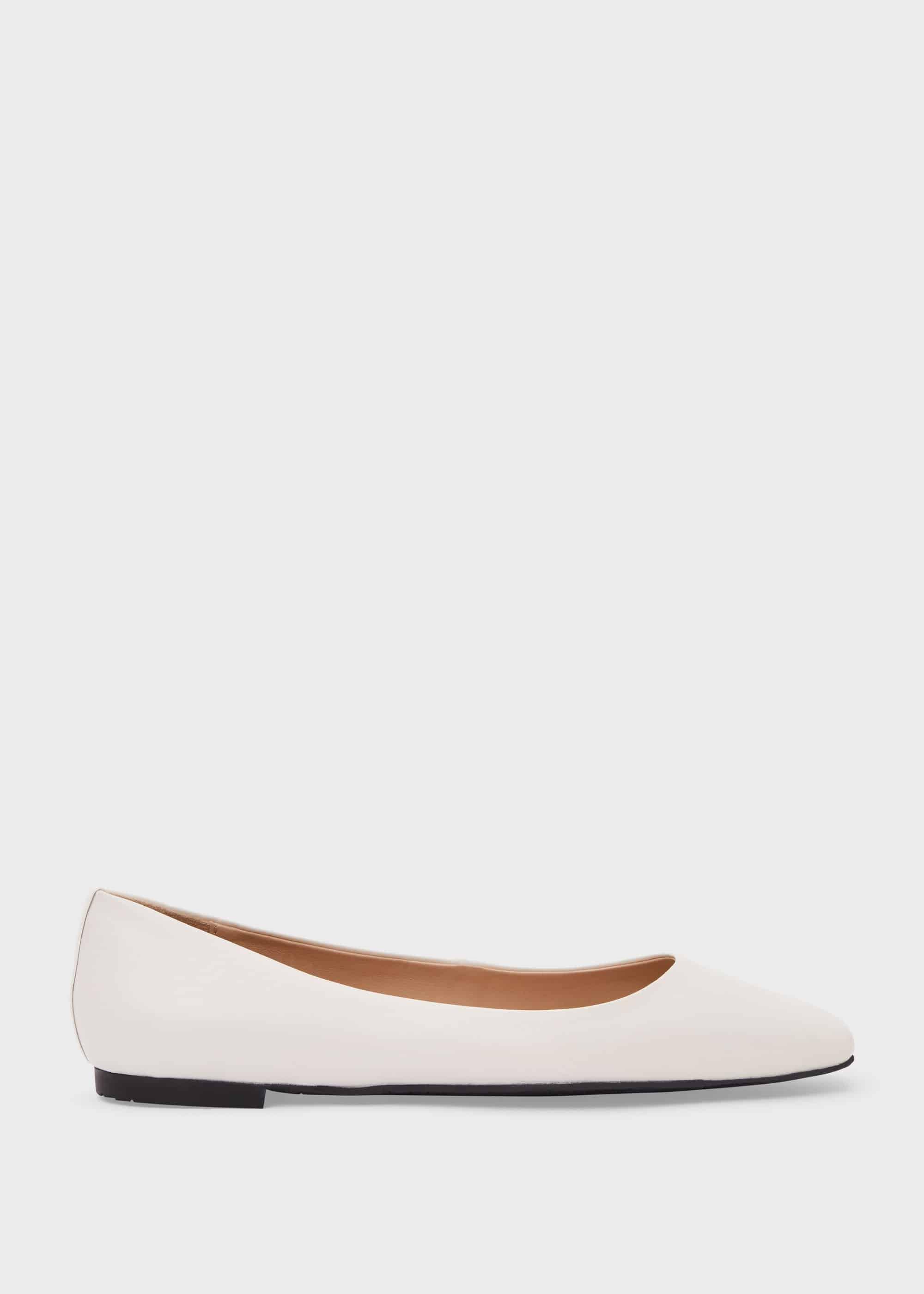 Jemma Ballet Flats, Chalk White, hi-res