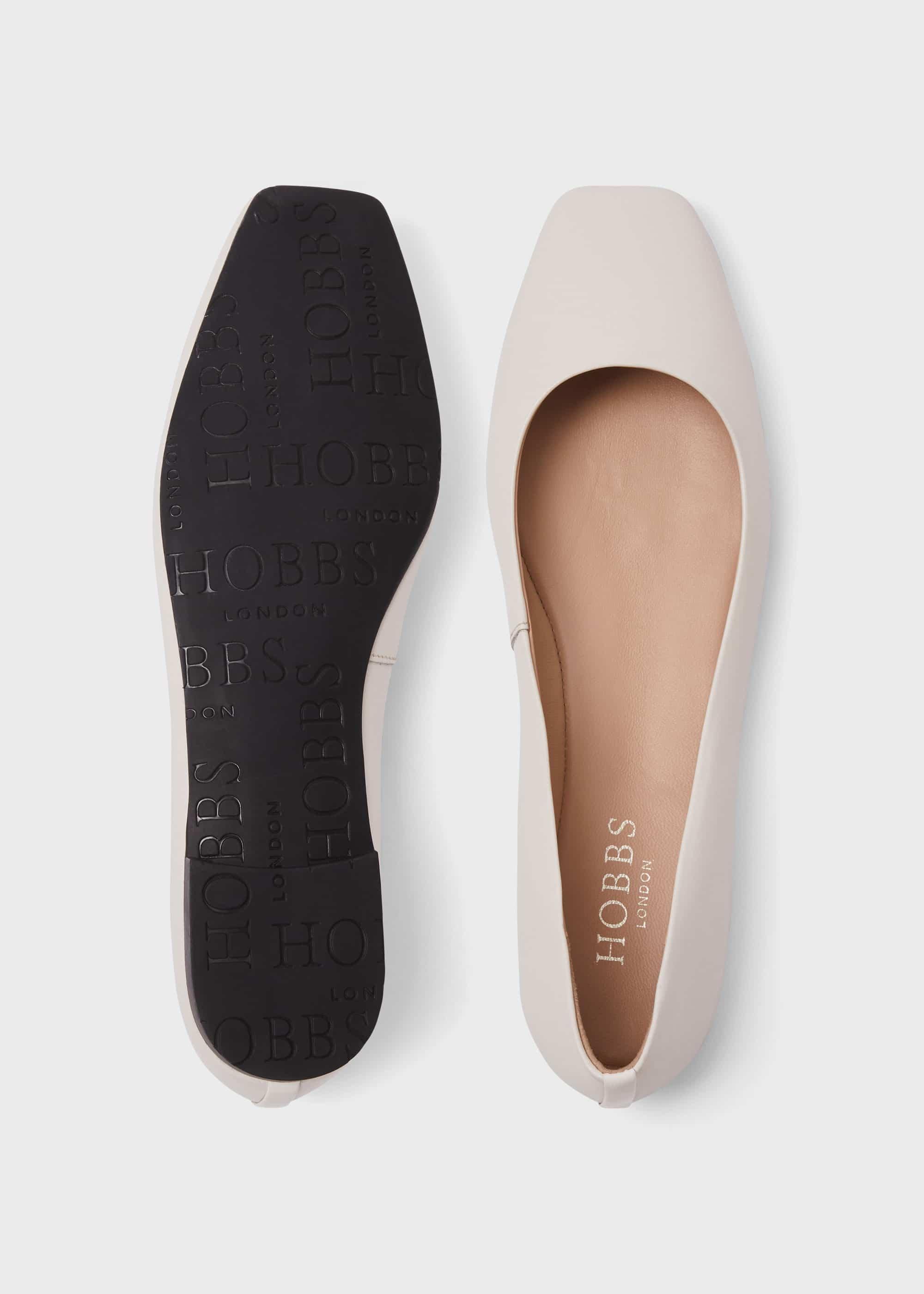 Jemma Ballet Flats, Chalk White, hi-res