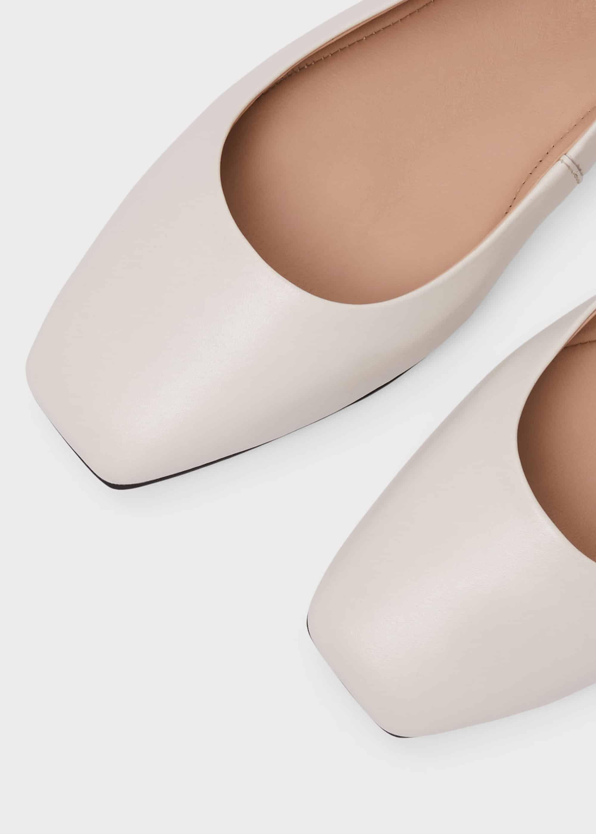 Jemma Ballet Flats, Chalk White, hi-res
