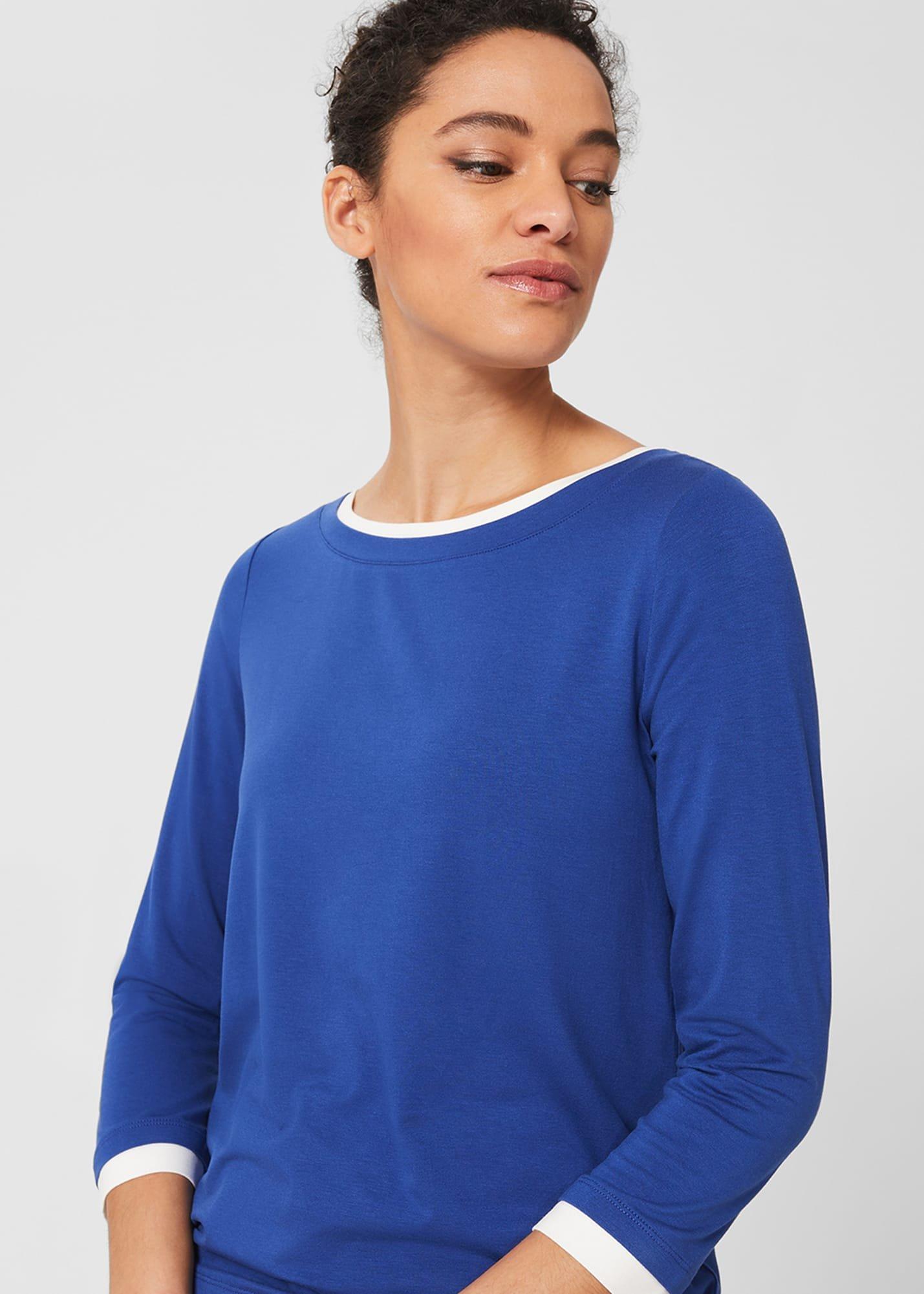 Delaney Top, Blue Ivory, hi-res