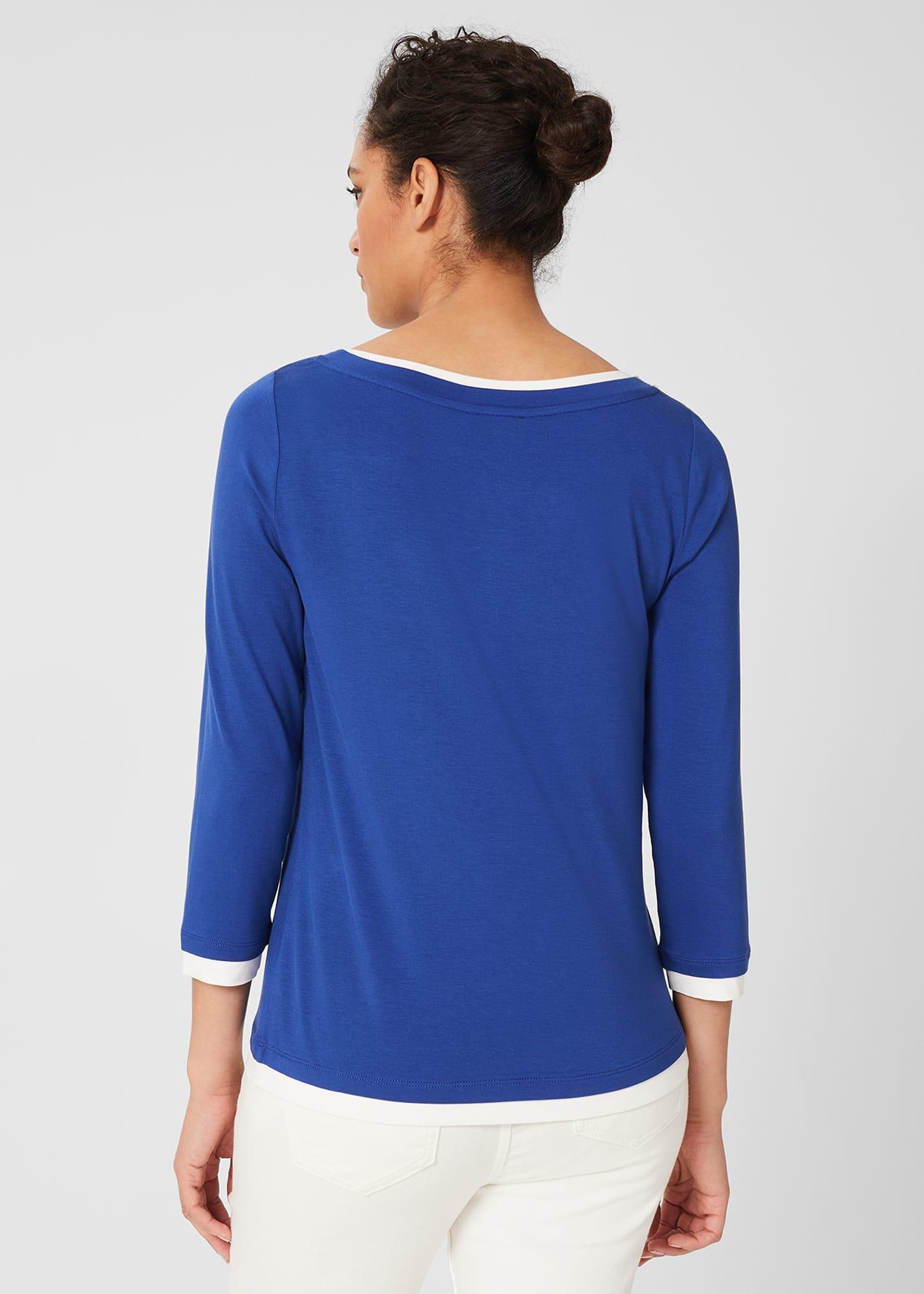 Delaney Top, Blue Ivory, hi-res