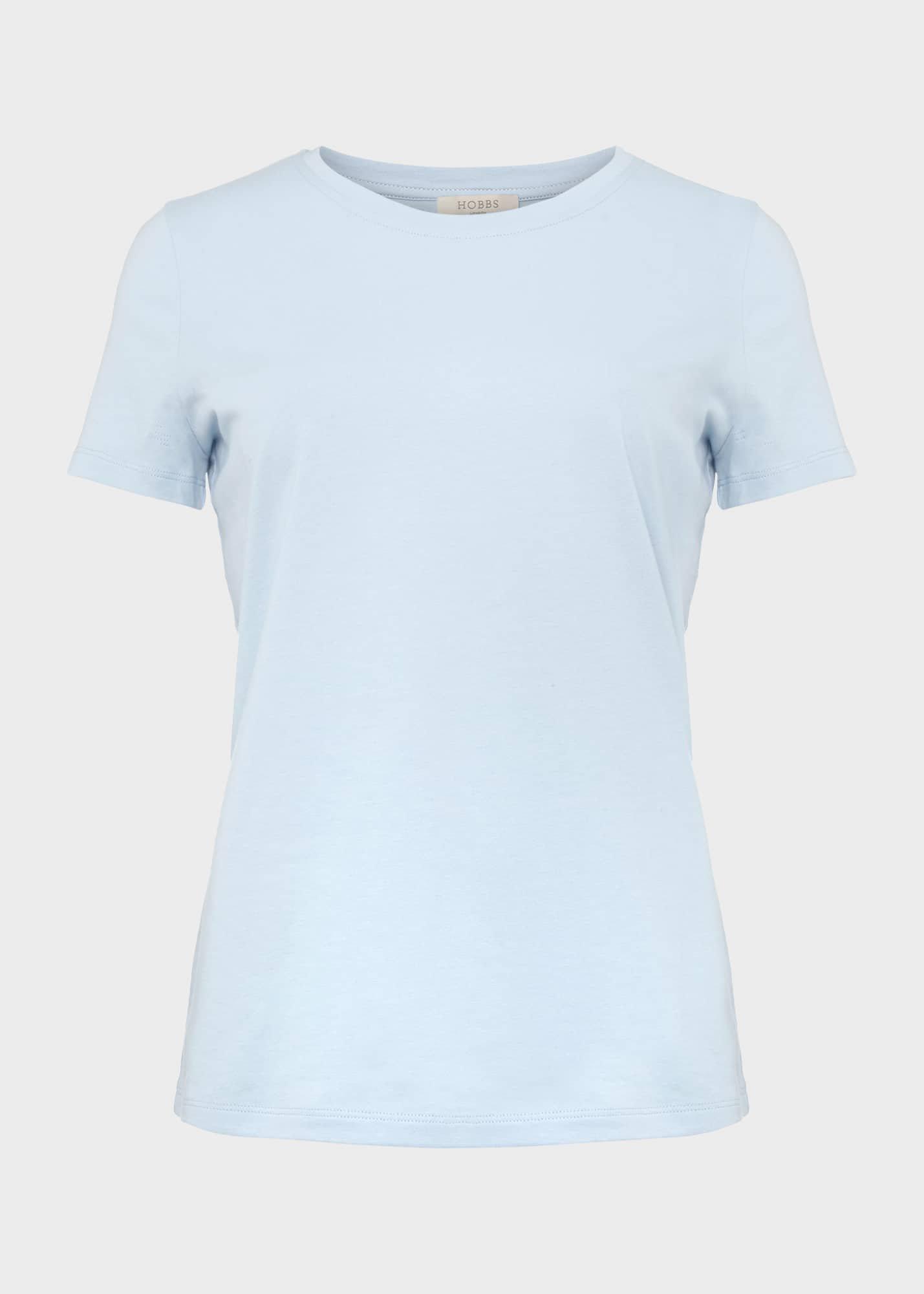 Pixie Cotton T-Shirt, Pale Blue, hi-res