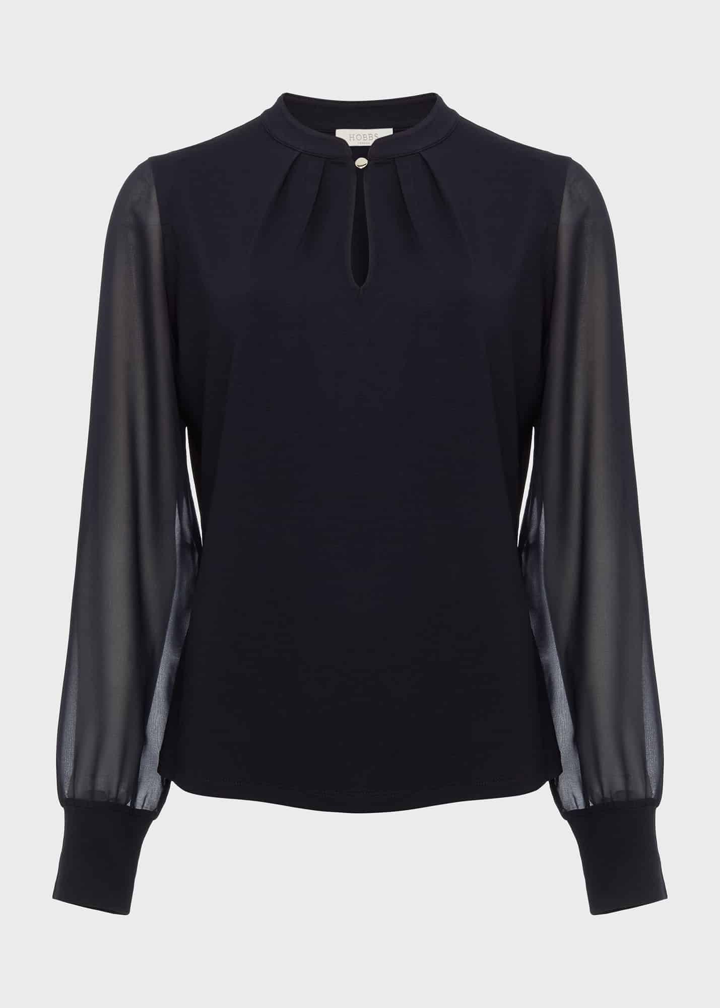 Margot Top, Navy, hi-res