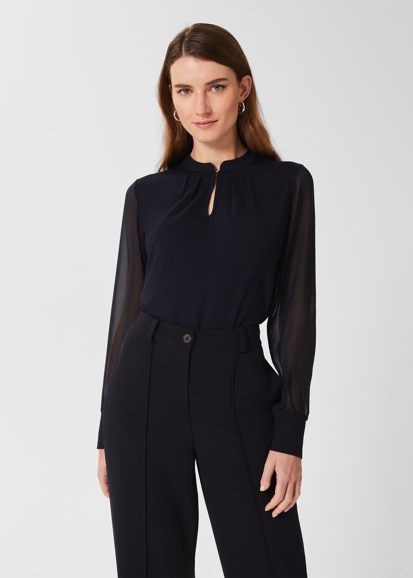 Margot Top, Navy, hi-res