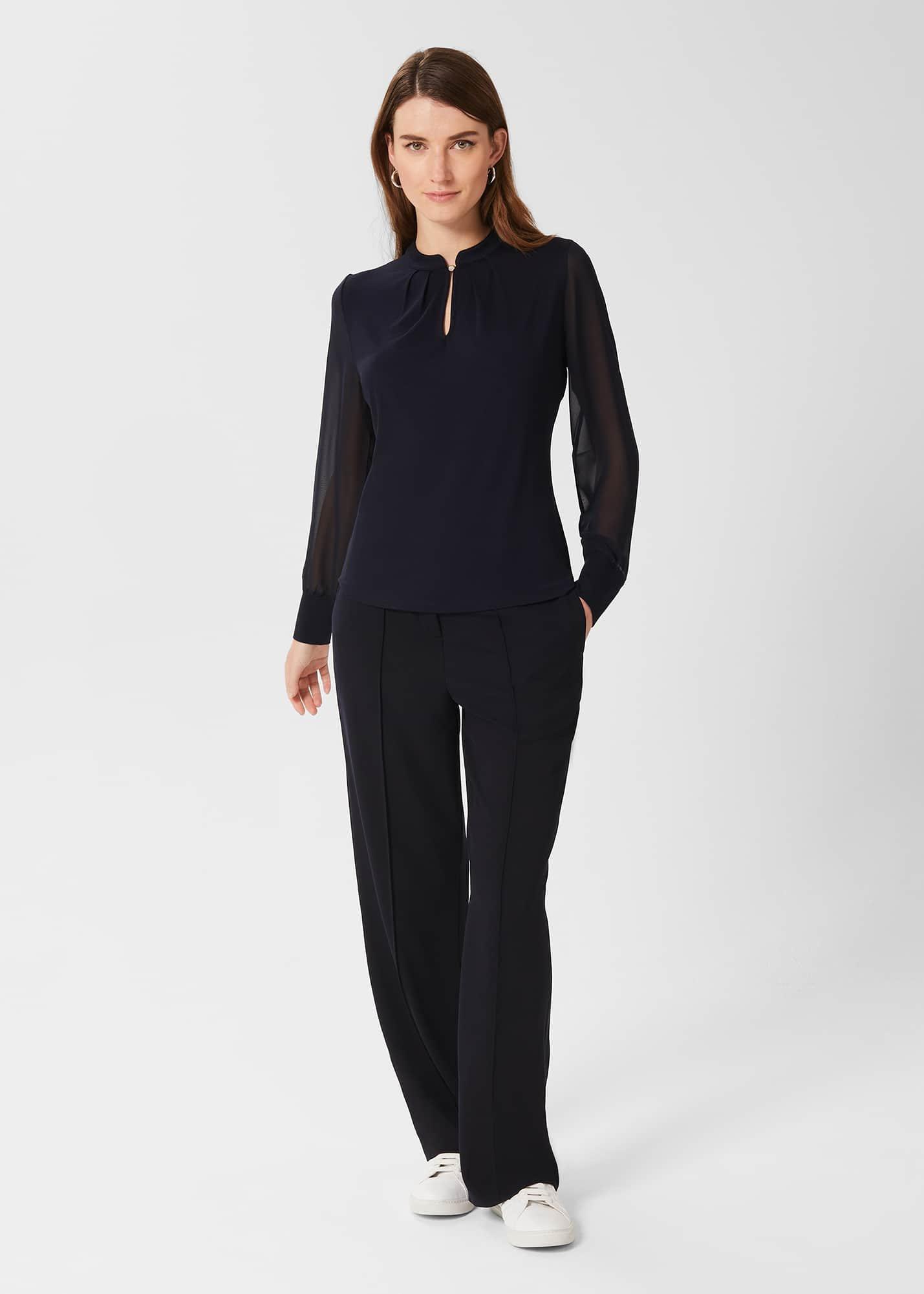 Margot Top, Navy, hi-res
