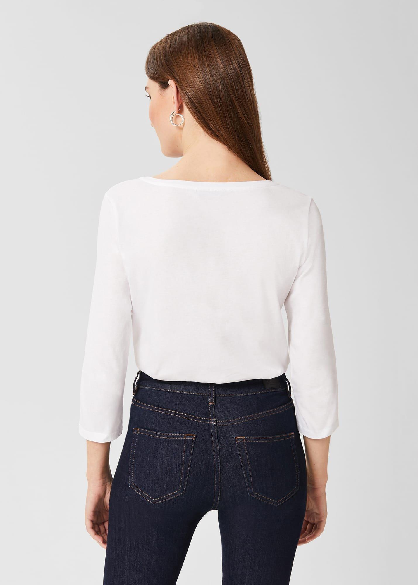 Claudia Heart T-Shirt, White Geranium, hi-res