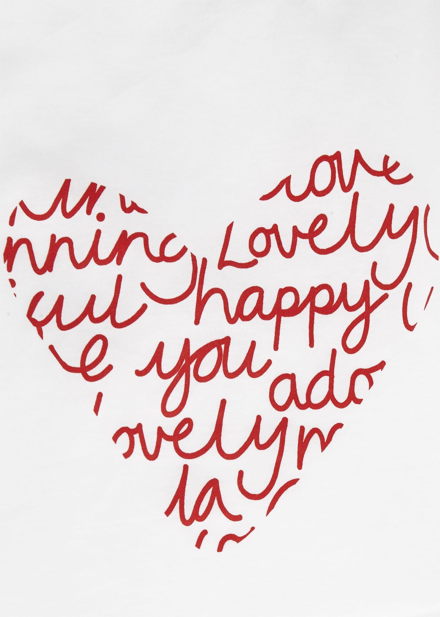 Claudia Heart T-Shirt, White Geranium, hi-res