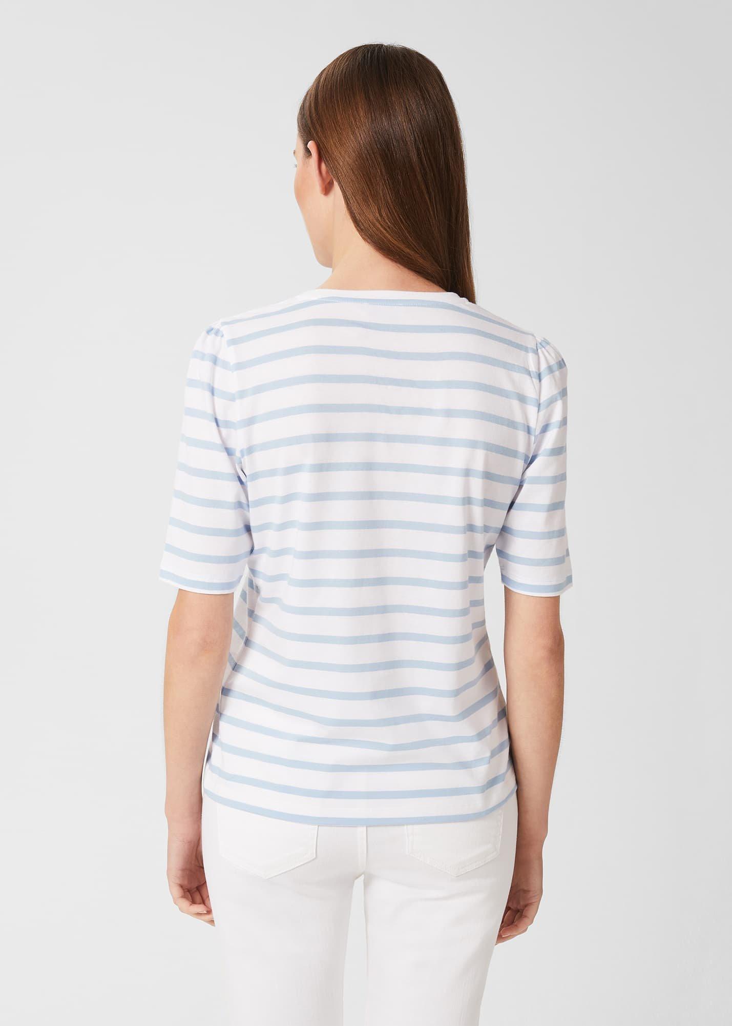 Eva Embroided T-Shirt, White Blue, hi-res