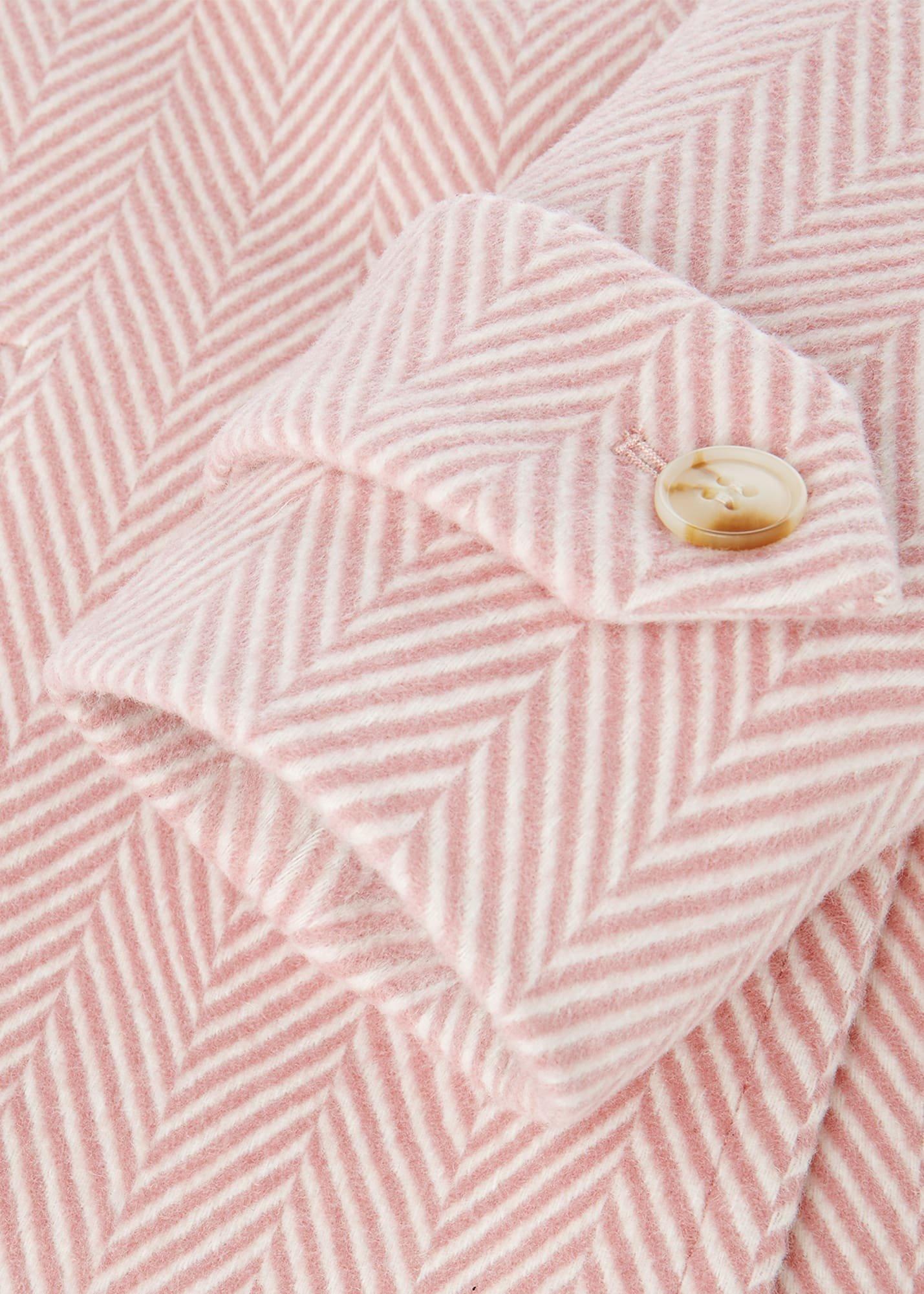 Carmina Wool Blend Coat, Pale Pink Ivory, hi-res