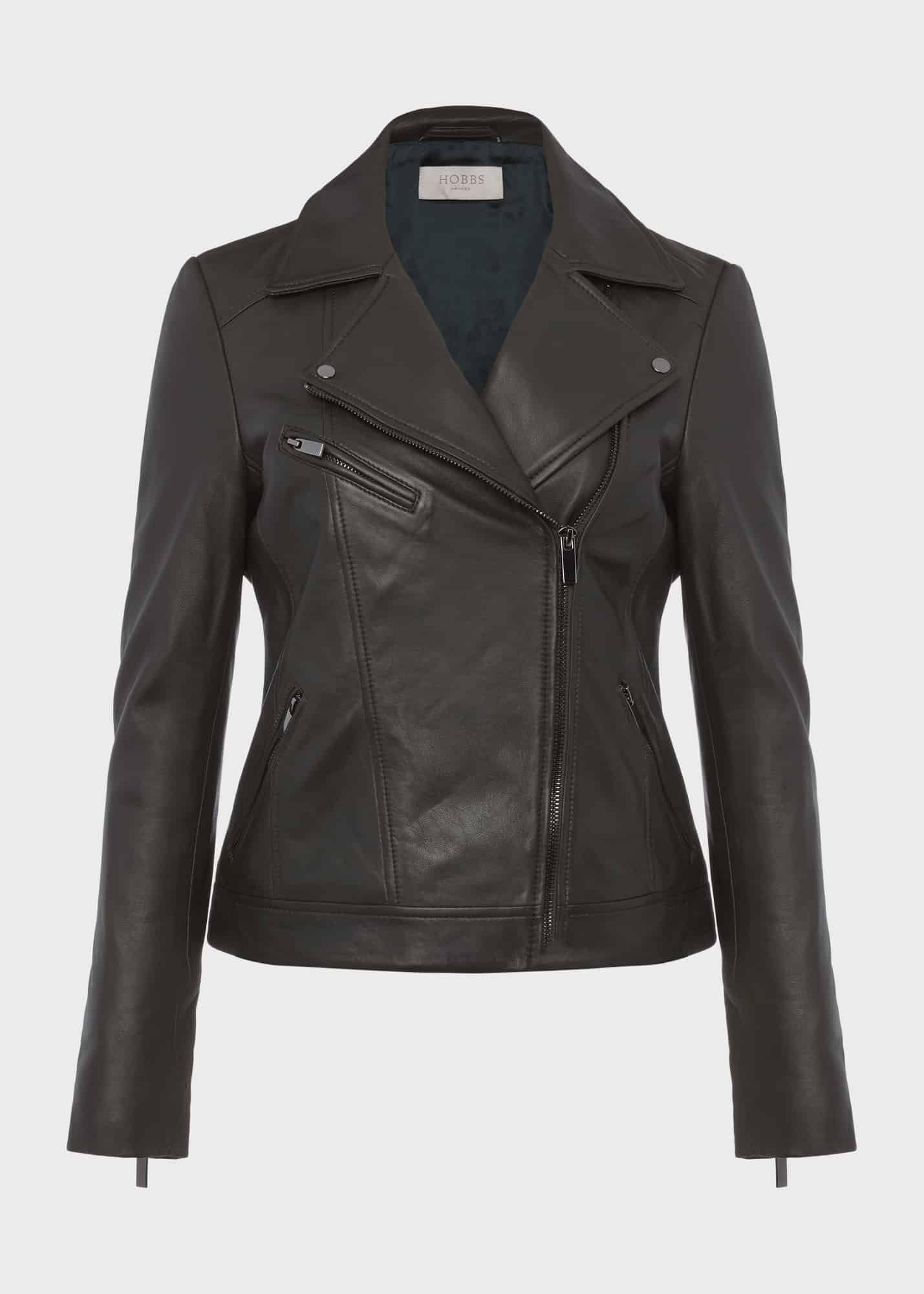 Dakota Leather Jacket, Birch Green, hi-res