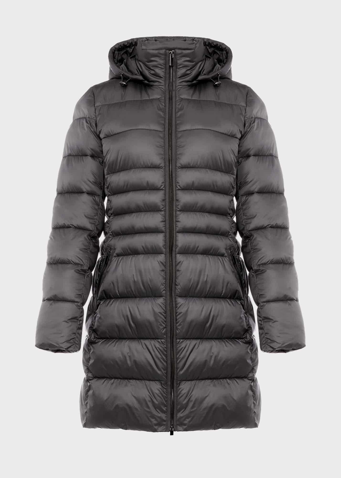 Danika Long Puffer Jacket With Hood