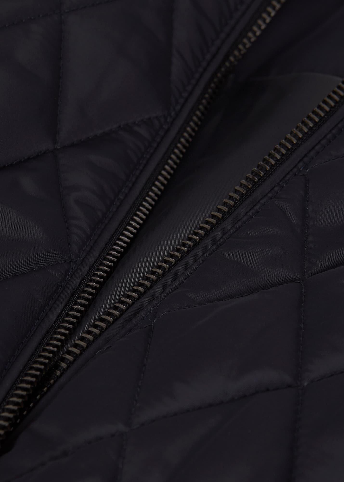 Florentina Quilted Coat, Navy Blue, hi-res