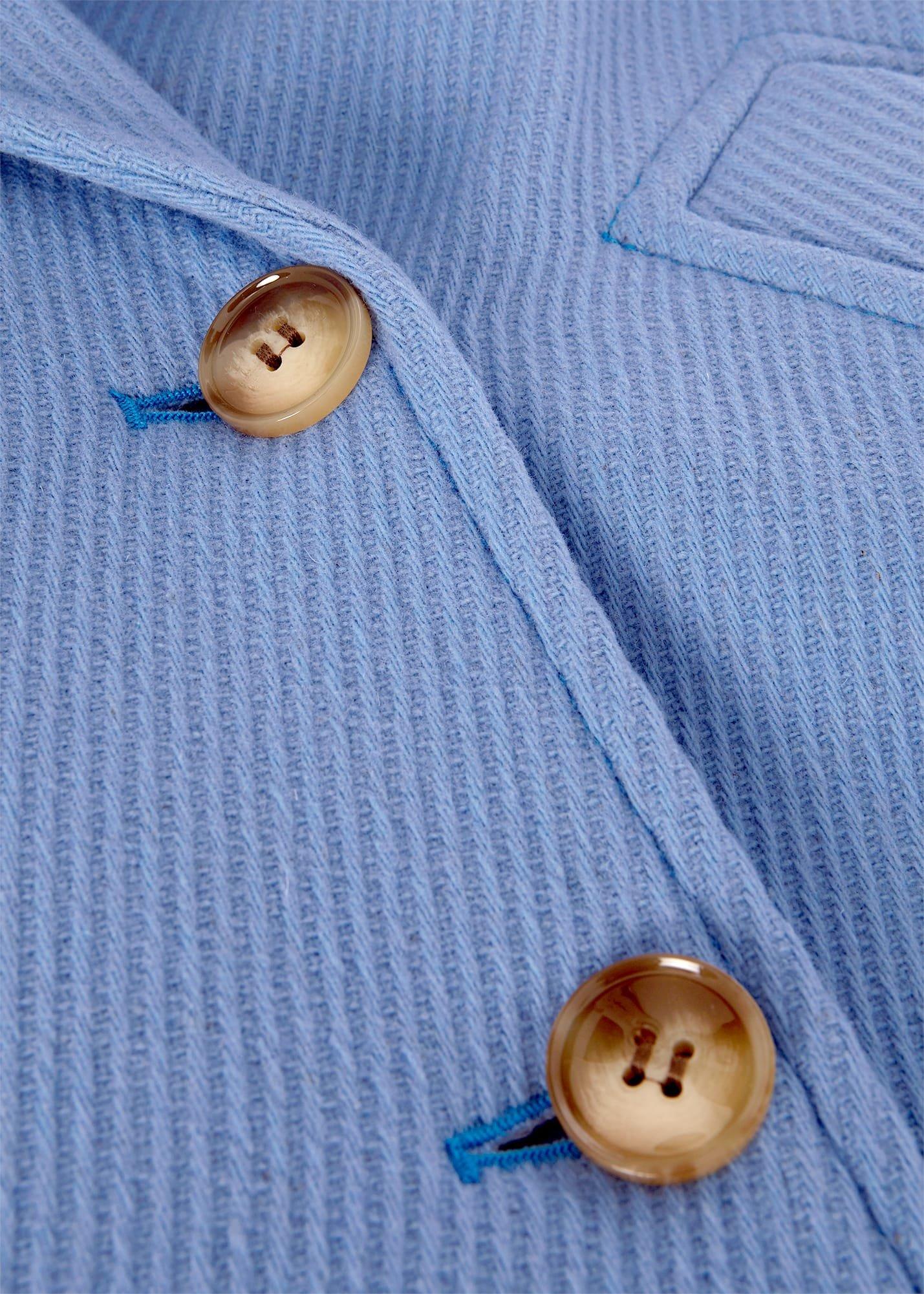 Bette Short Wool Blend Coat, Pale Blue, hi-res