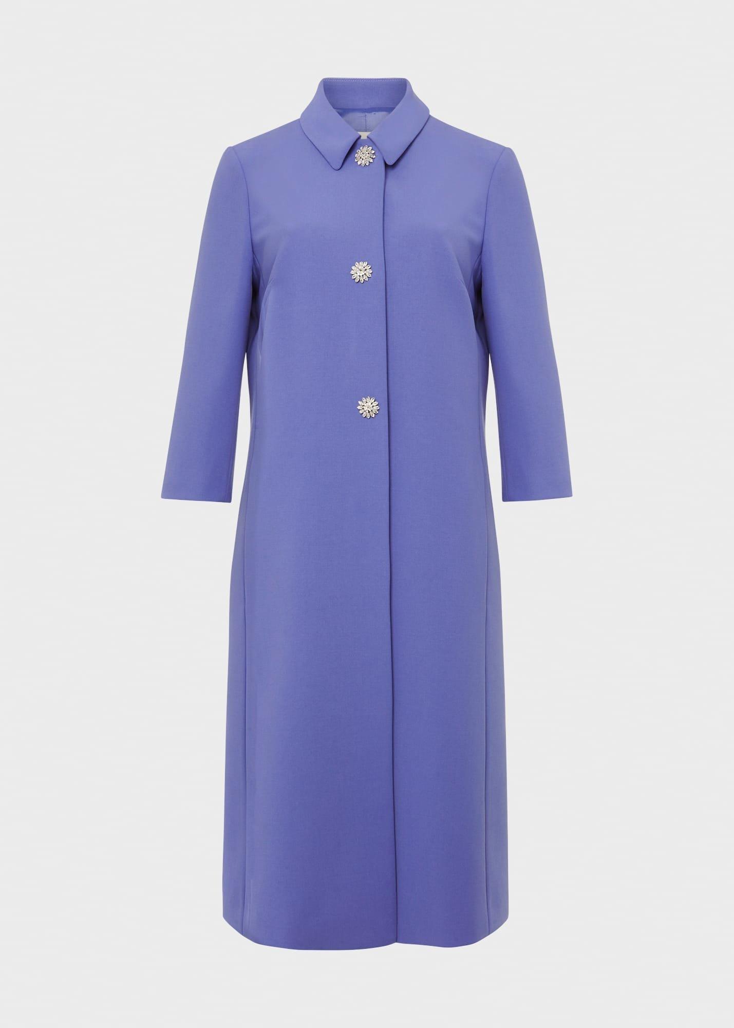 Henriella Coat, Blue, hi-res