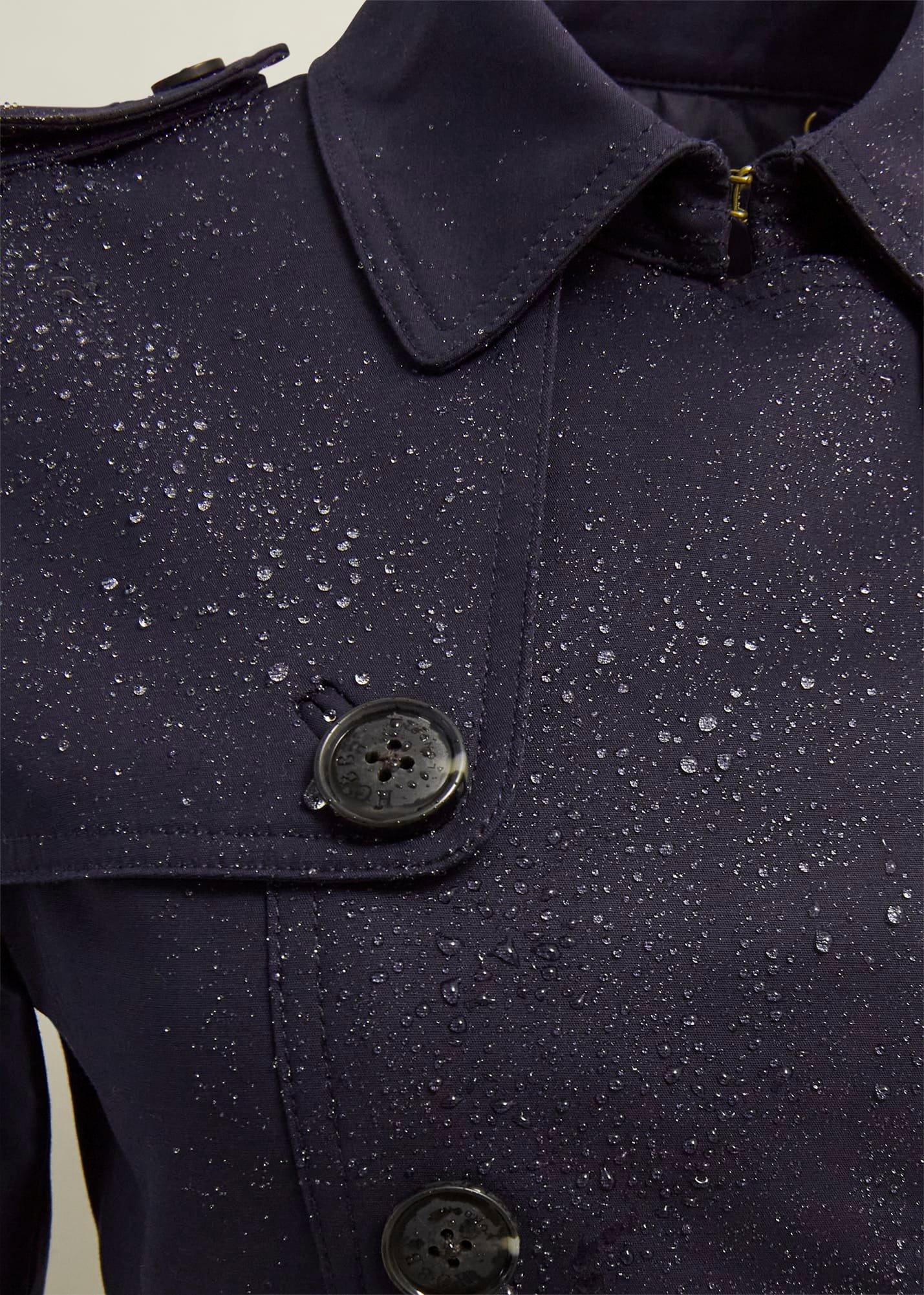 Saskia Shower Resistant Trench Coat, Navy, hi-res