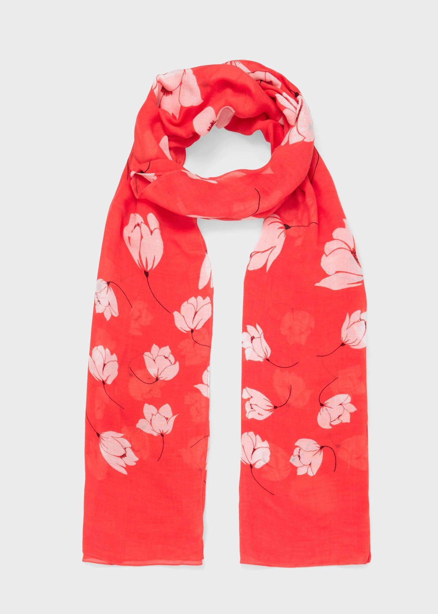 Alya Scarf, Coral Multi, hi-res
